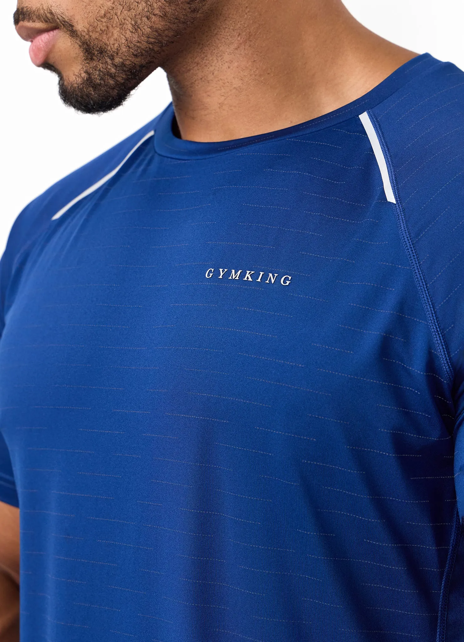Gym King Stamina Performance Tee - Estate Blue sold by The Gym King product image thumbnail 5