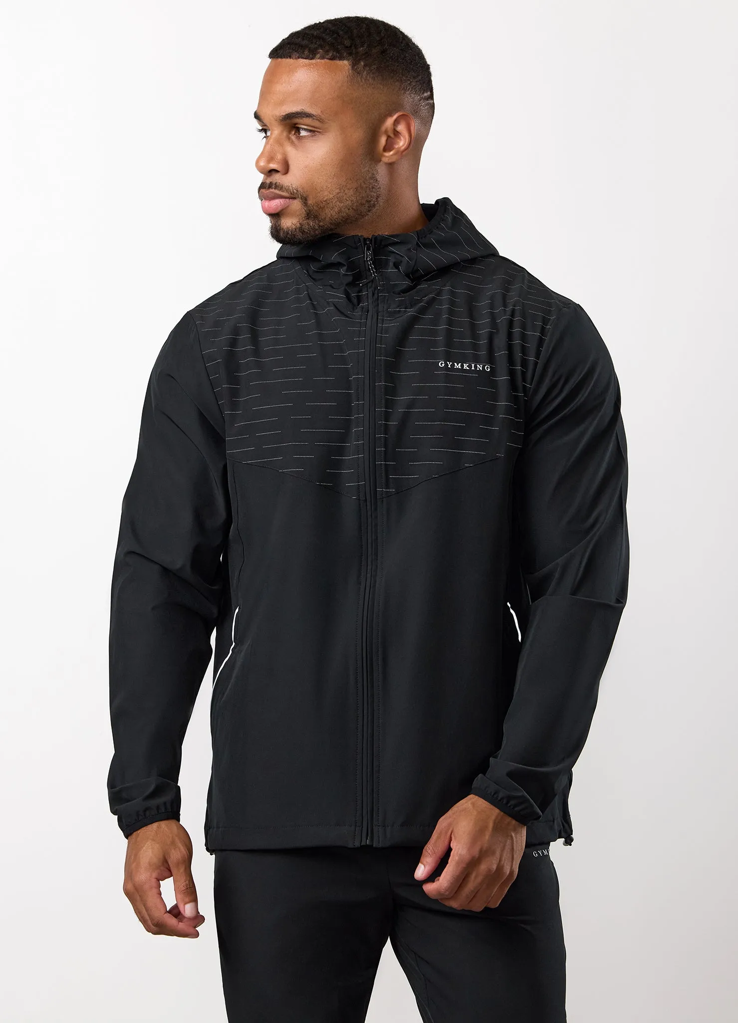 Gym King Stamina Woven Jacket - Black sold by The Gym King
