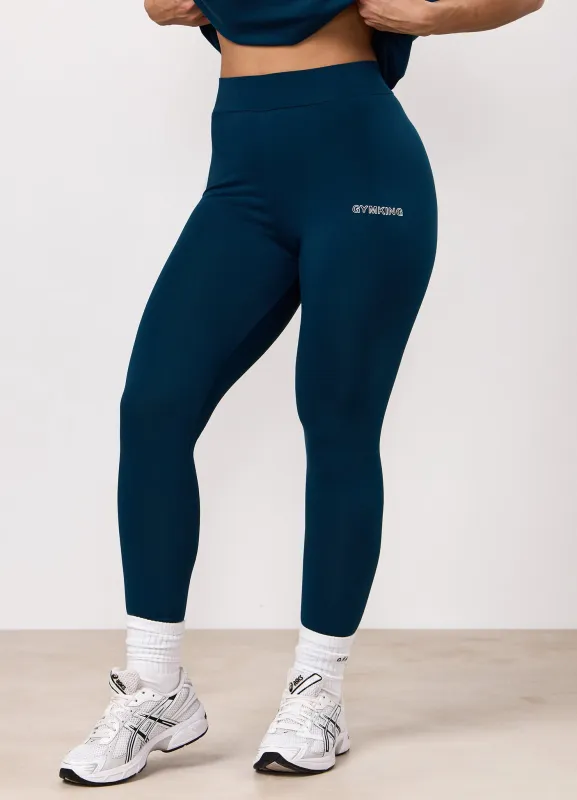 Gym King Dynamic Jersey Legging - Oil Blue sold by The Gym King