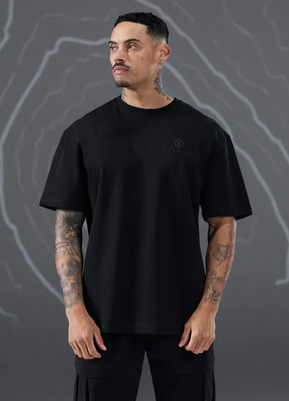 Gym King Rebellion Oblivion Jersey Tee - Black sold by The Gym King