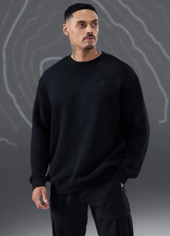 Gym King Rebellion Ambush Loopback Crew - Black sold by The Gym King