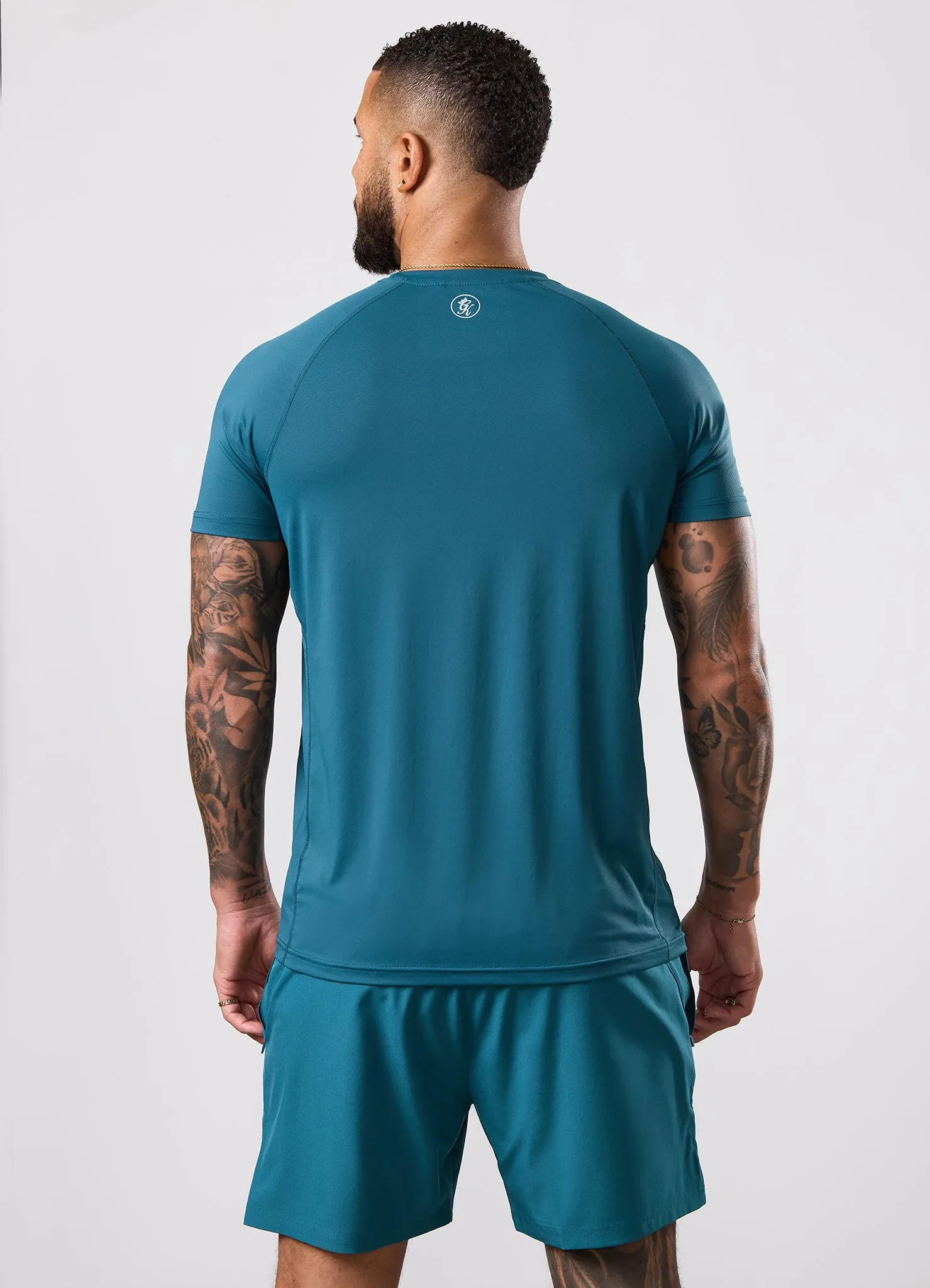 Gym King Energy Tee - Storm Teal sold by The Gym King product image thumbnail 4