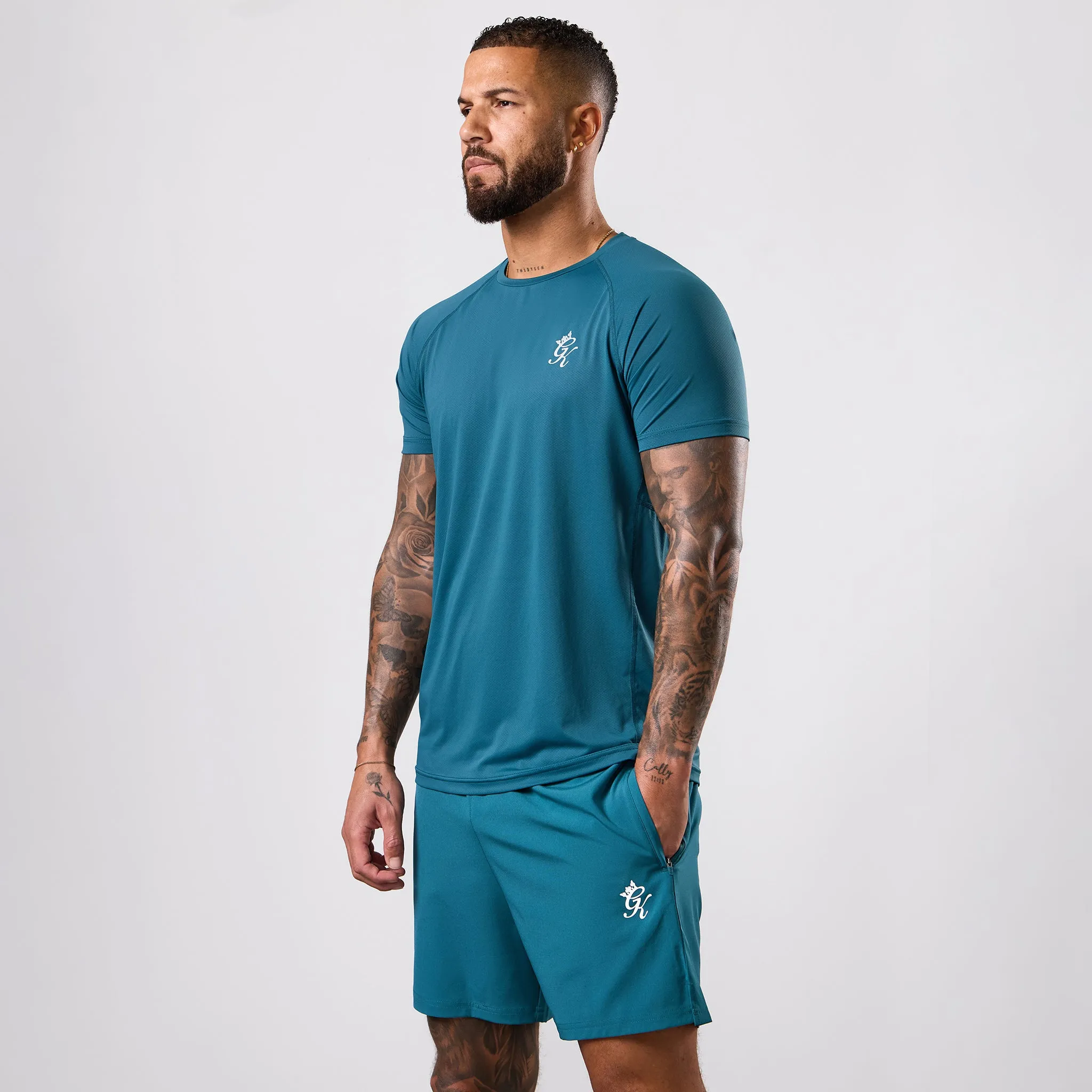 Gym King Energy Tee - Storm Teal sold by The Gym King product image thumbnail 2