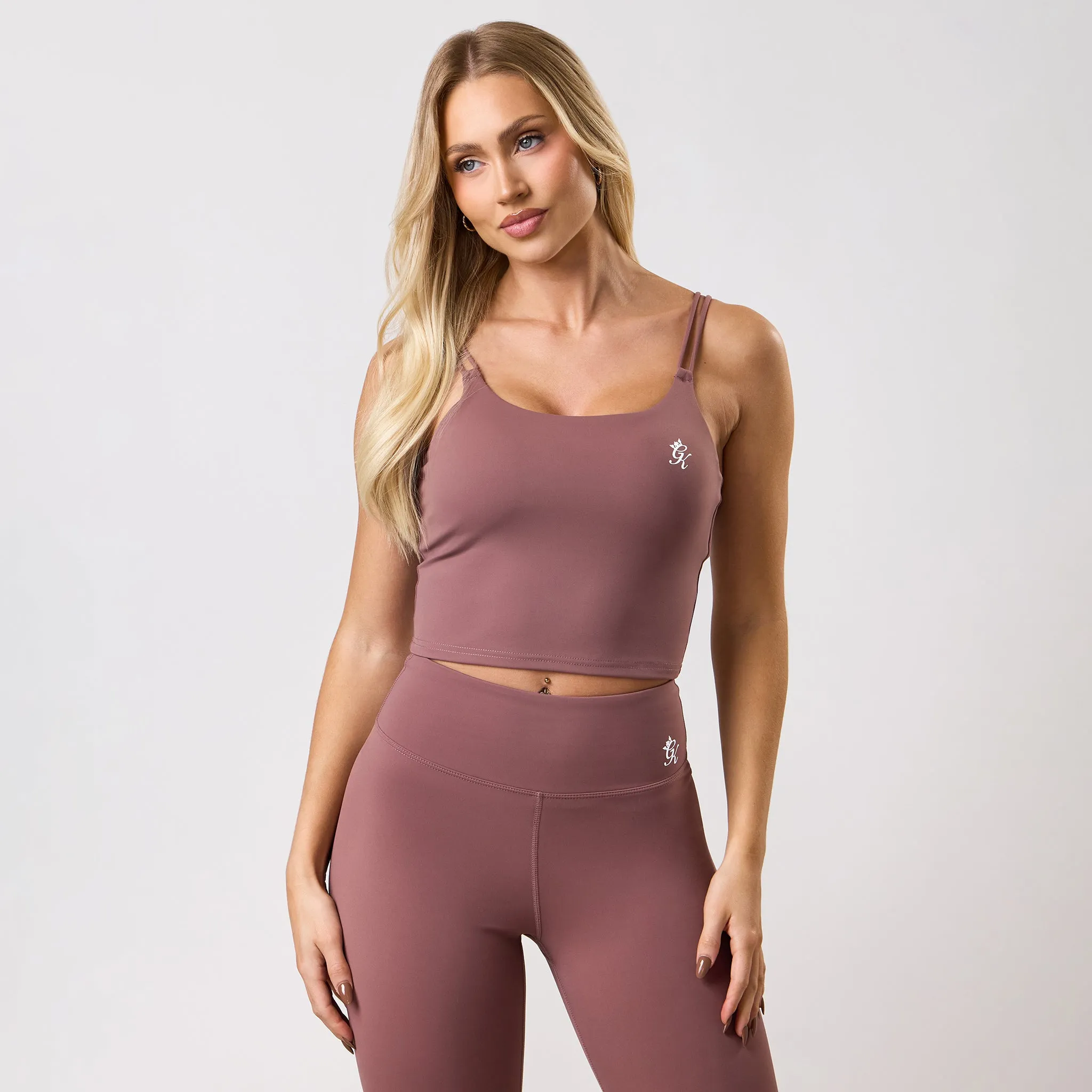 Gym King 365 Long Line Tank - Brown Plum sold by The Gym King product image thumbnail 2
