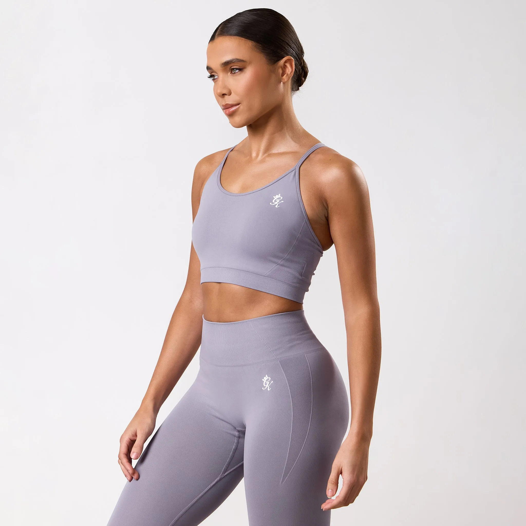 Gym King Power Lightweight Seamless Tank - Dusky Purple sold by The Gym King product image thumbnail 2