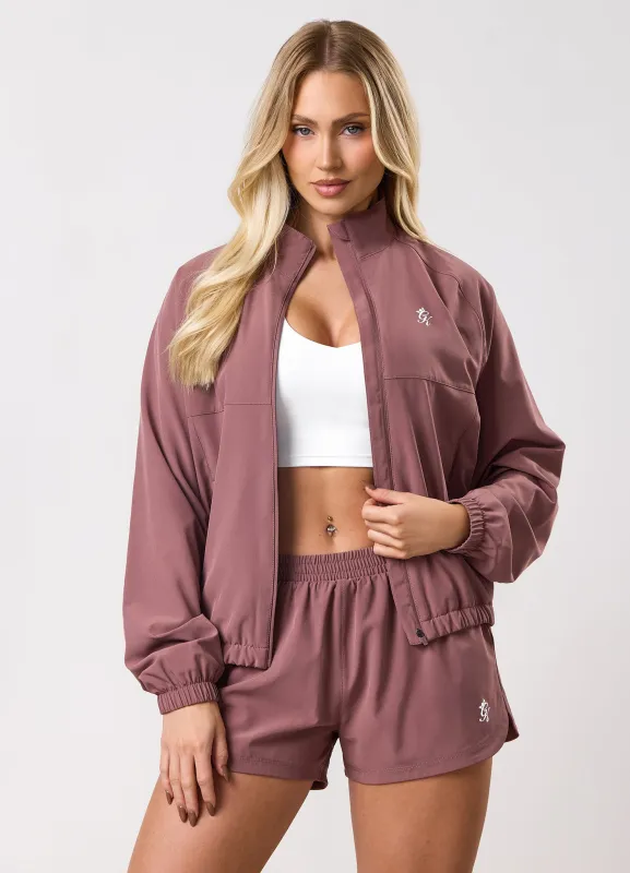 Gym King 365 Woven Windbreaker - Brown Plum sold by The Gym King