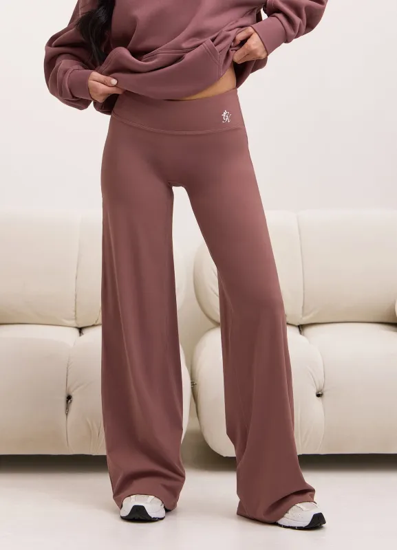 Gym King 365 Straight Leg Yoga Pant - Brown Plum sold by The Gym King
