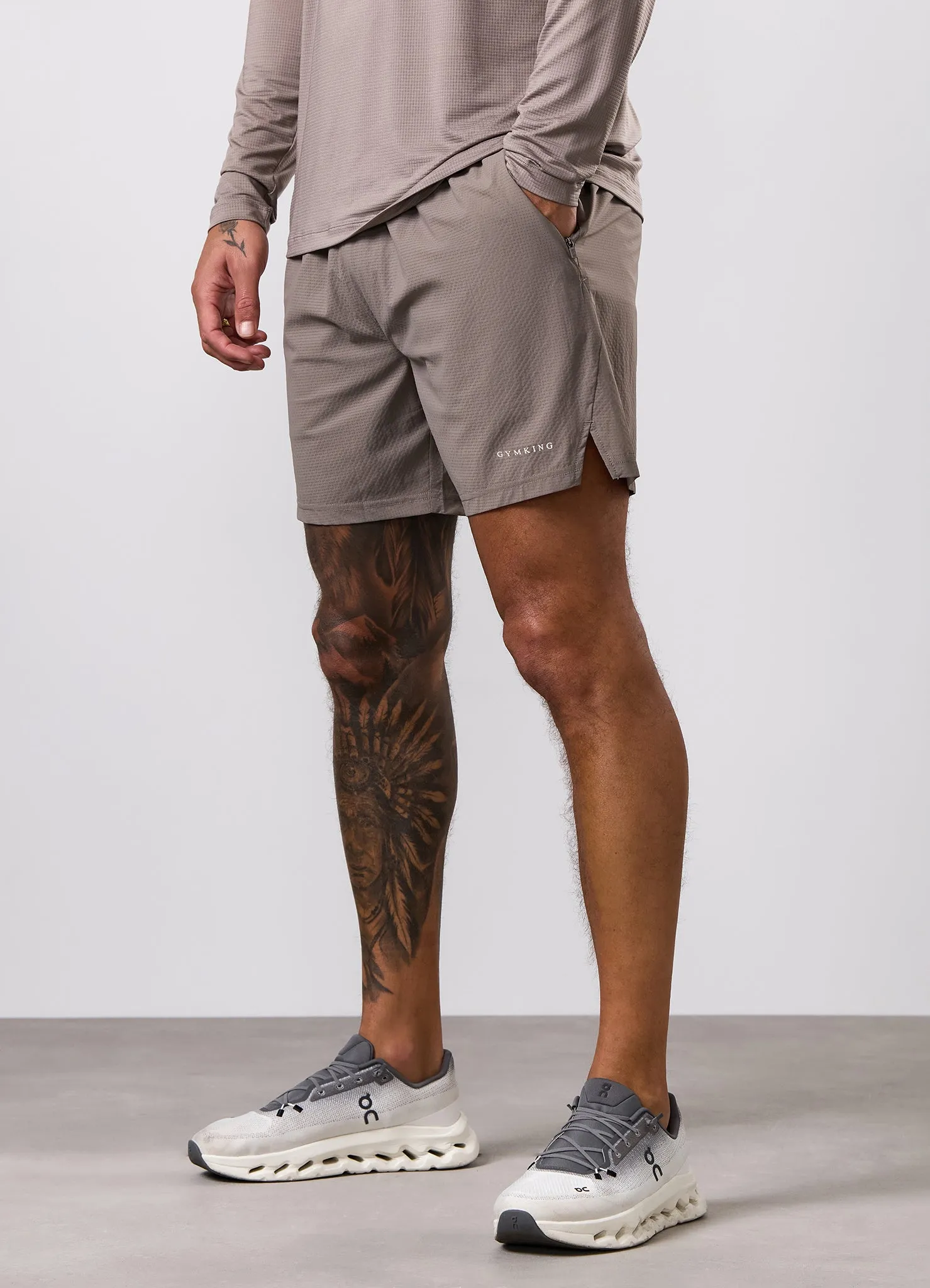 Gym King Energise 5" Short - Truffle sold by The Gym King