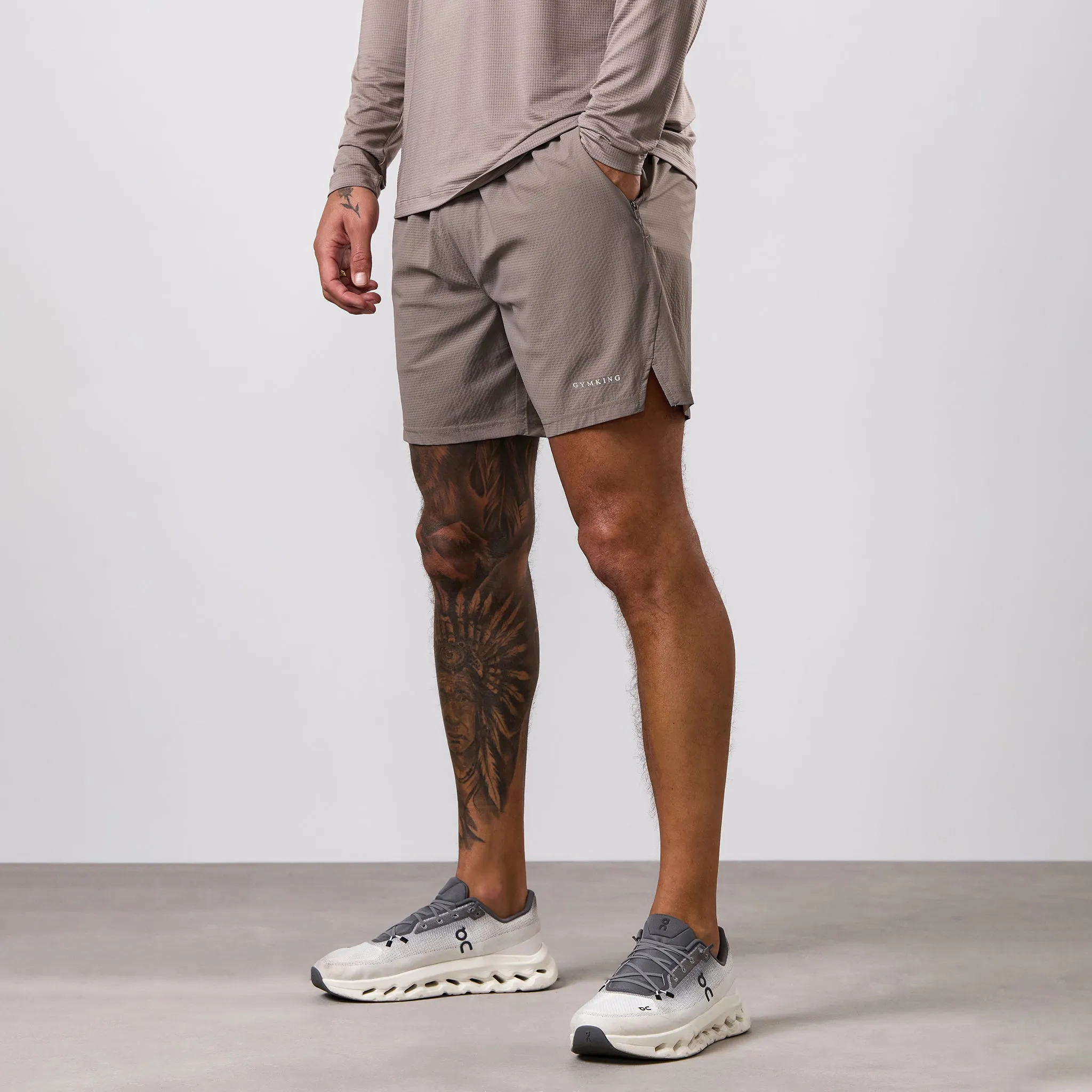 Gym King Energise 5" Short - Truffle sold by The Gym King product image thumbnail 2