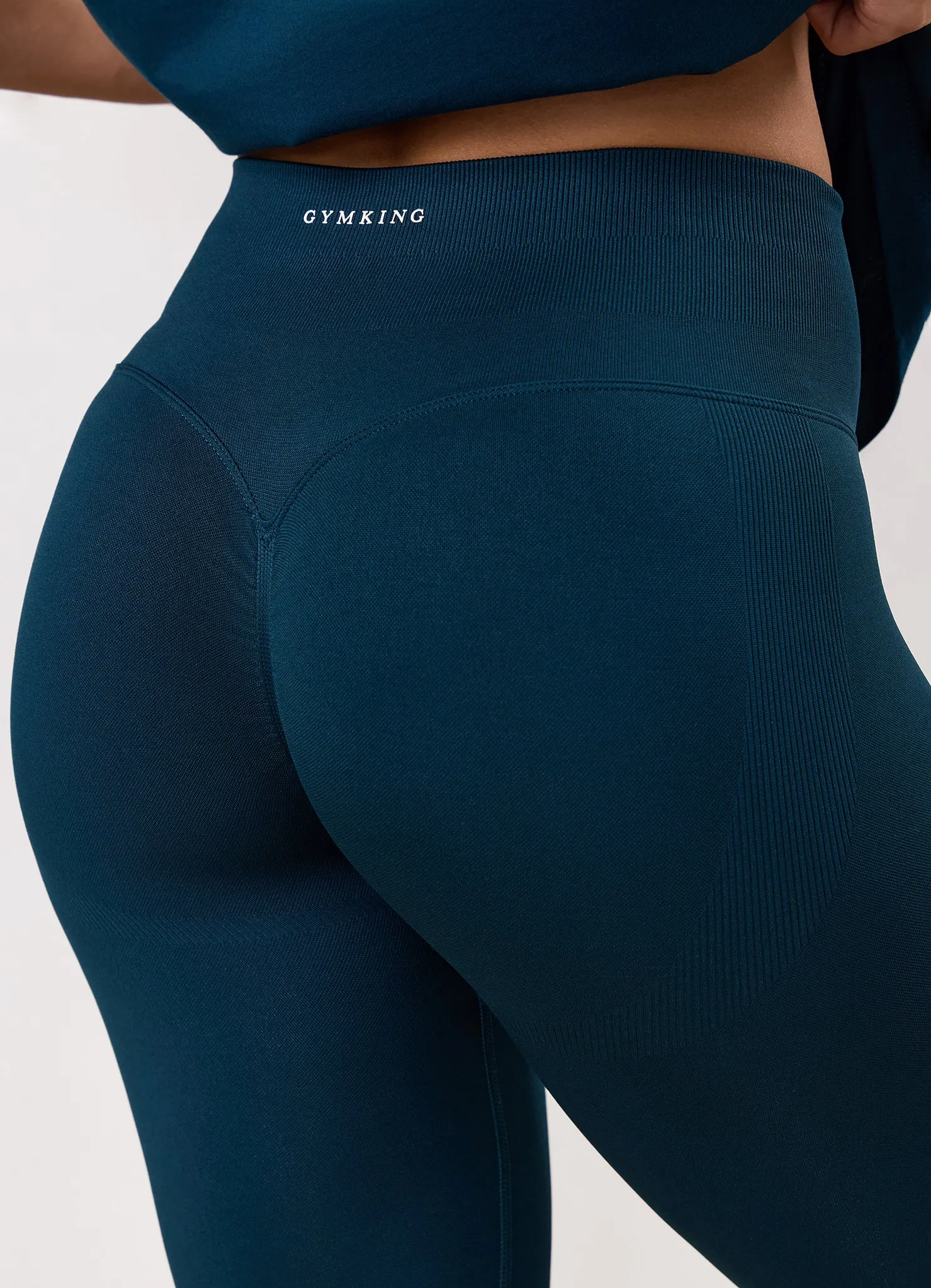 Gym King Sculpt Seamless Legging - Oil Blue sold by The Gym King product image thumbnail 5