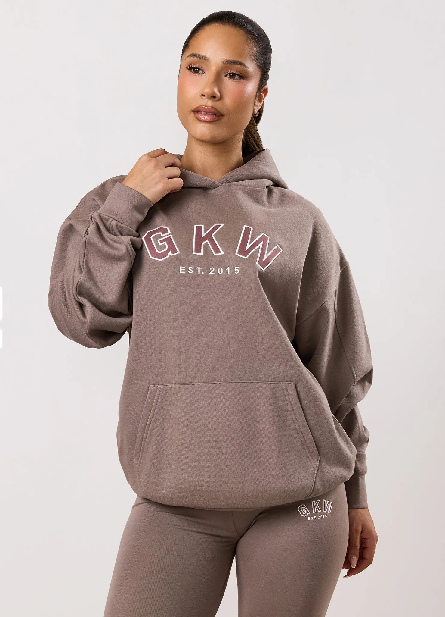 GKW Oversized Hood - Truffle sold by The Gym King product image thumbnail 5
