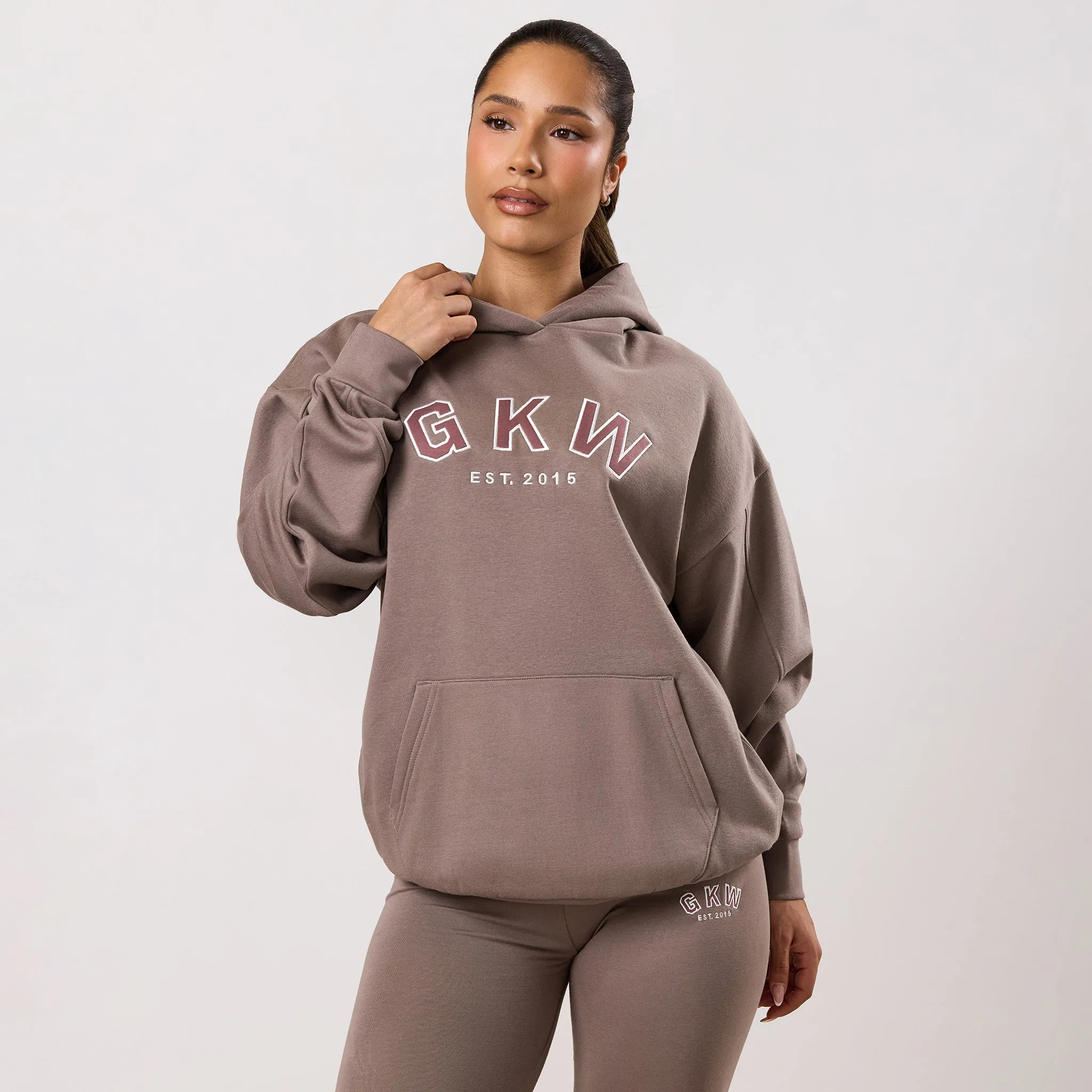 GKW Oversized Hood - Truffle sold by The Gym King product image thumbnail 2