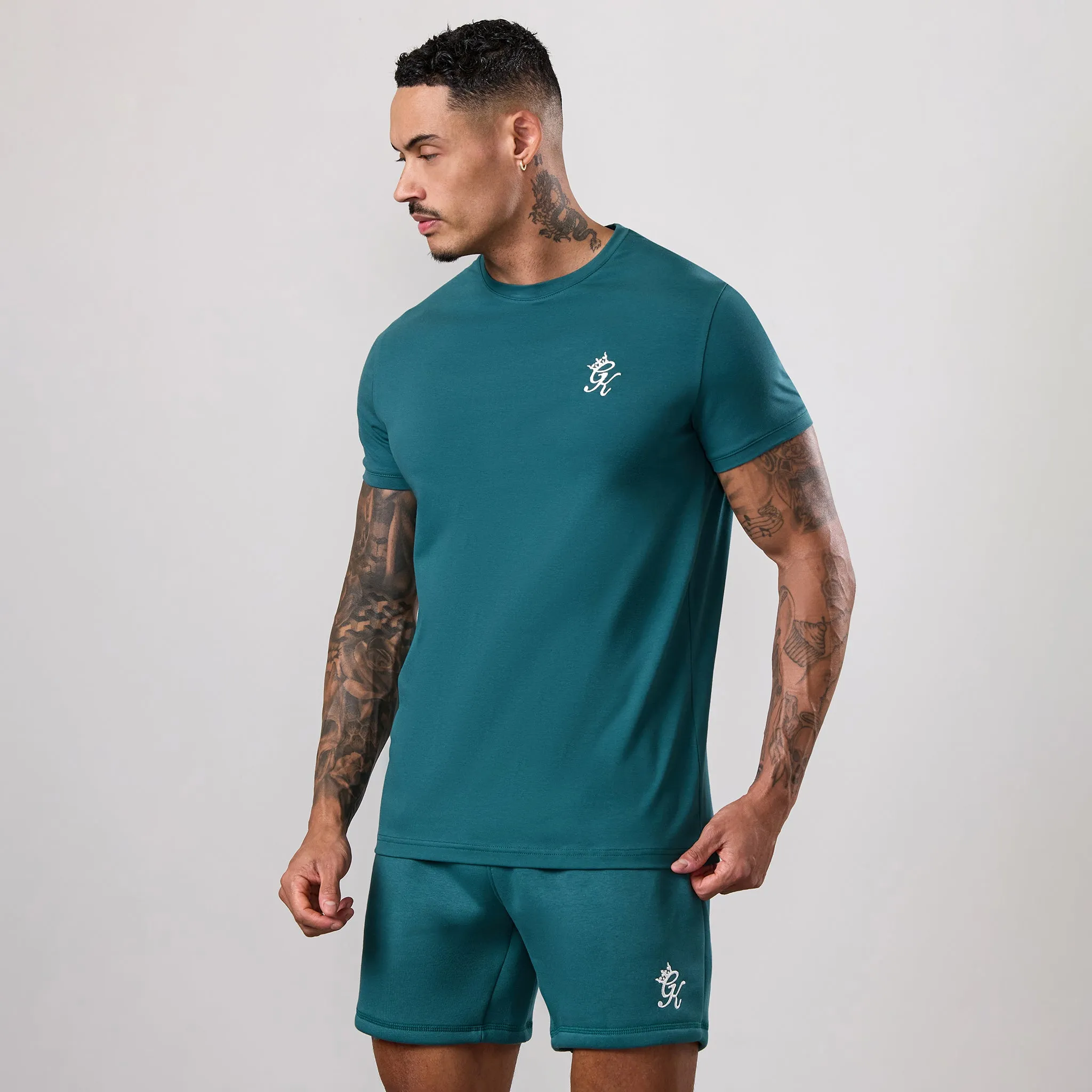 Gym King Fundamental Tee - Storm Teal sold by The Gym King product image thumbnail 2