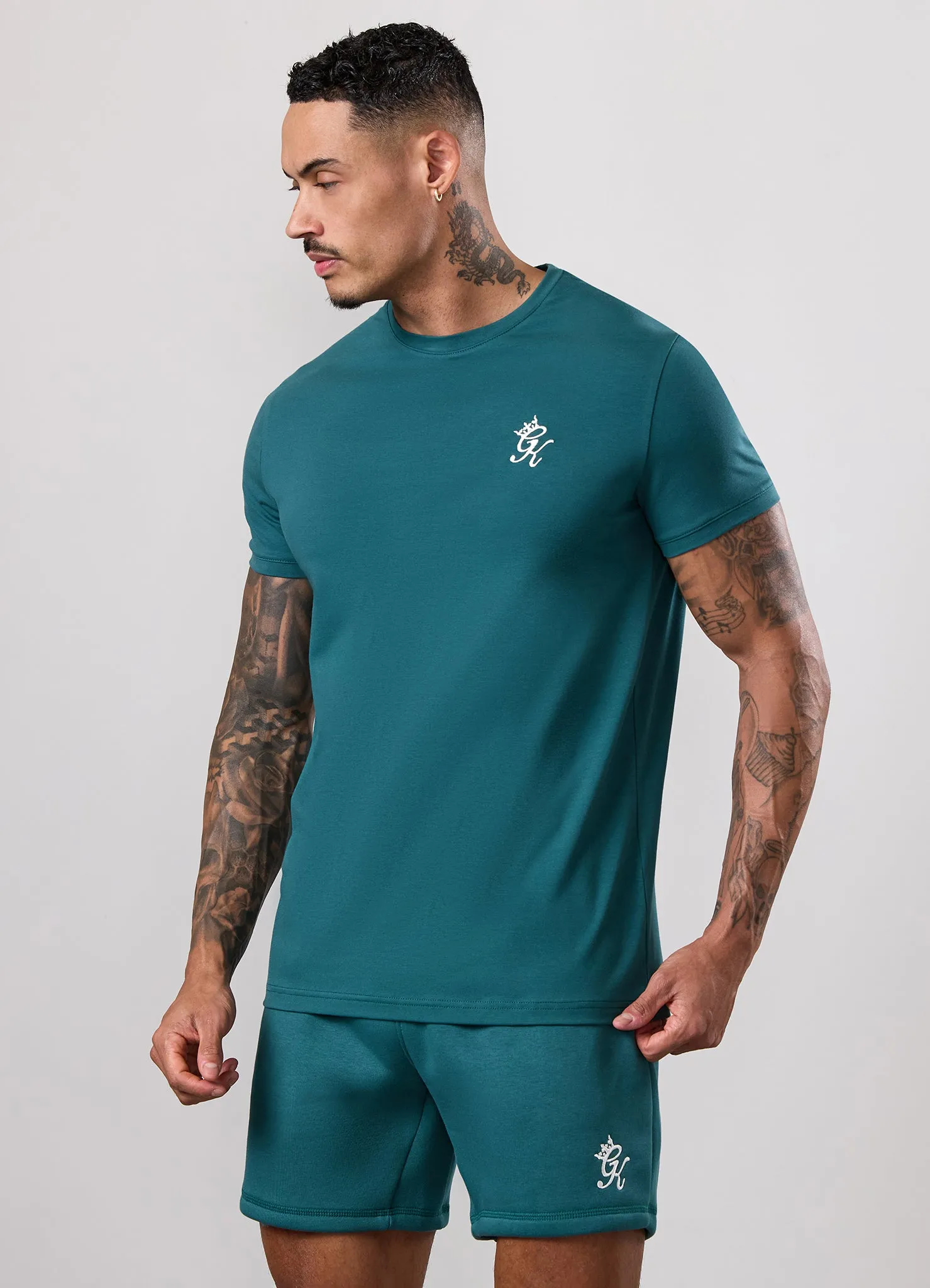 Gym King Fundamental Tee - Storm Teal sold by The Gym King