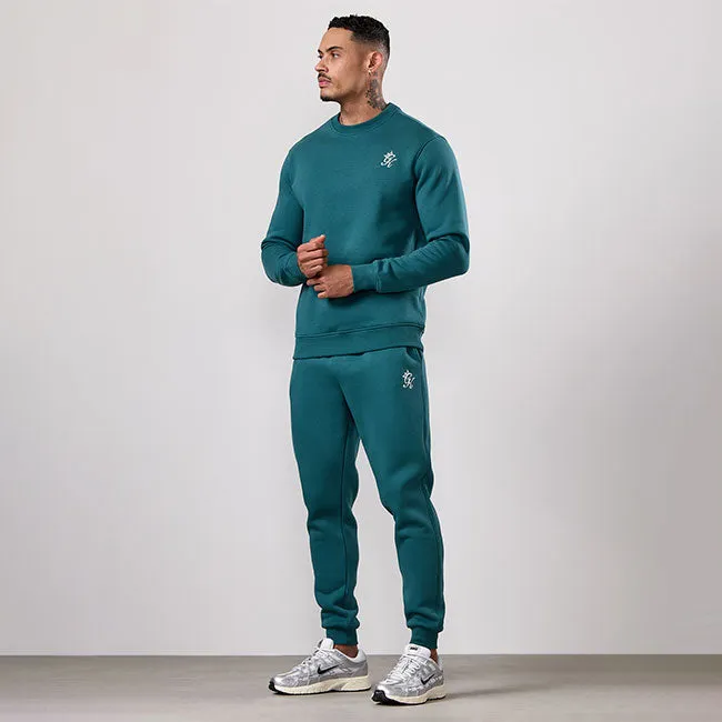 Gym King Fundamental Fleece Crew Tracksuit - Storm Teal sold by The Gym King product image thumbnail 2