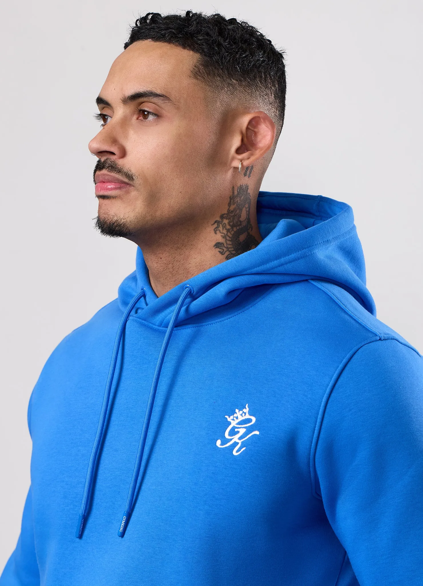 Gym King Fundamental Hood Tracksuit - Blue Surge sold by The Gym King product image thumbnail 5