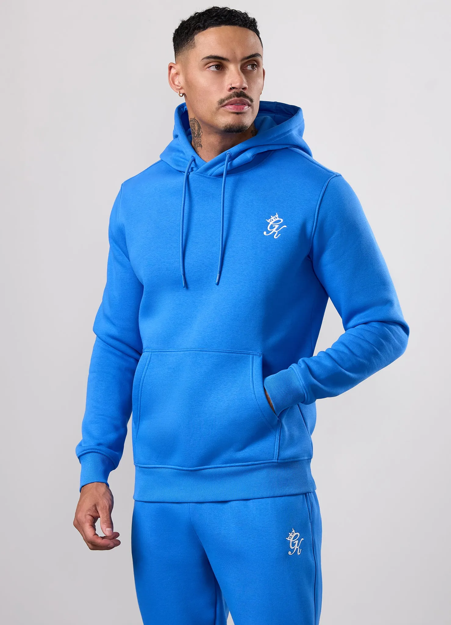 Gym King Fundamental Hood Tracksuit - Blue Surge sold by The Gym King product image thumbnail 3