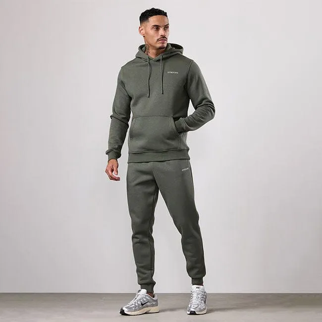 Gym King Fundamental Hood Tracksuit - Deep Olive sold by The Gym King product image thumbnail 2