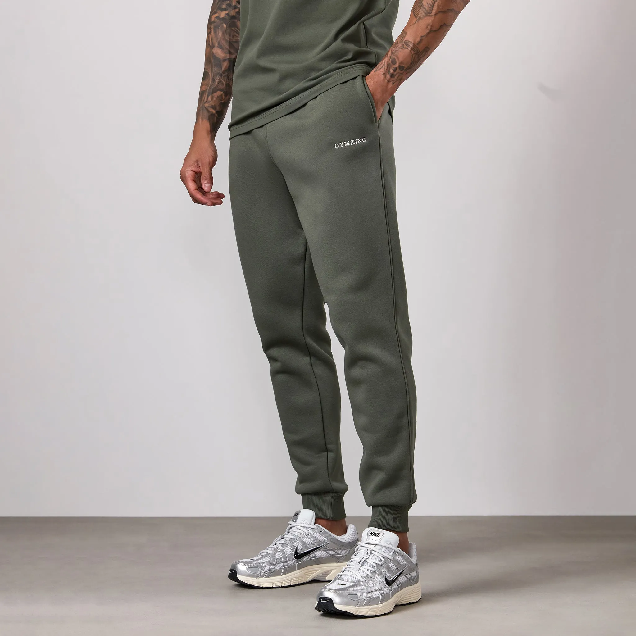 Gym King Fundamental Linear Jogger - Deep Olive sold by The Gym King product image thumbnail 2