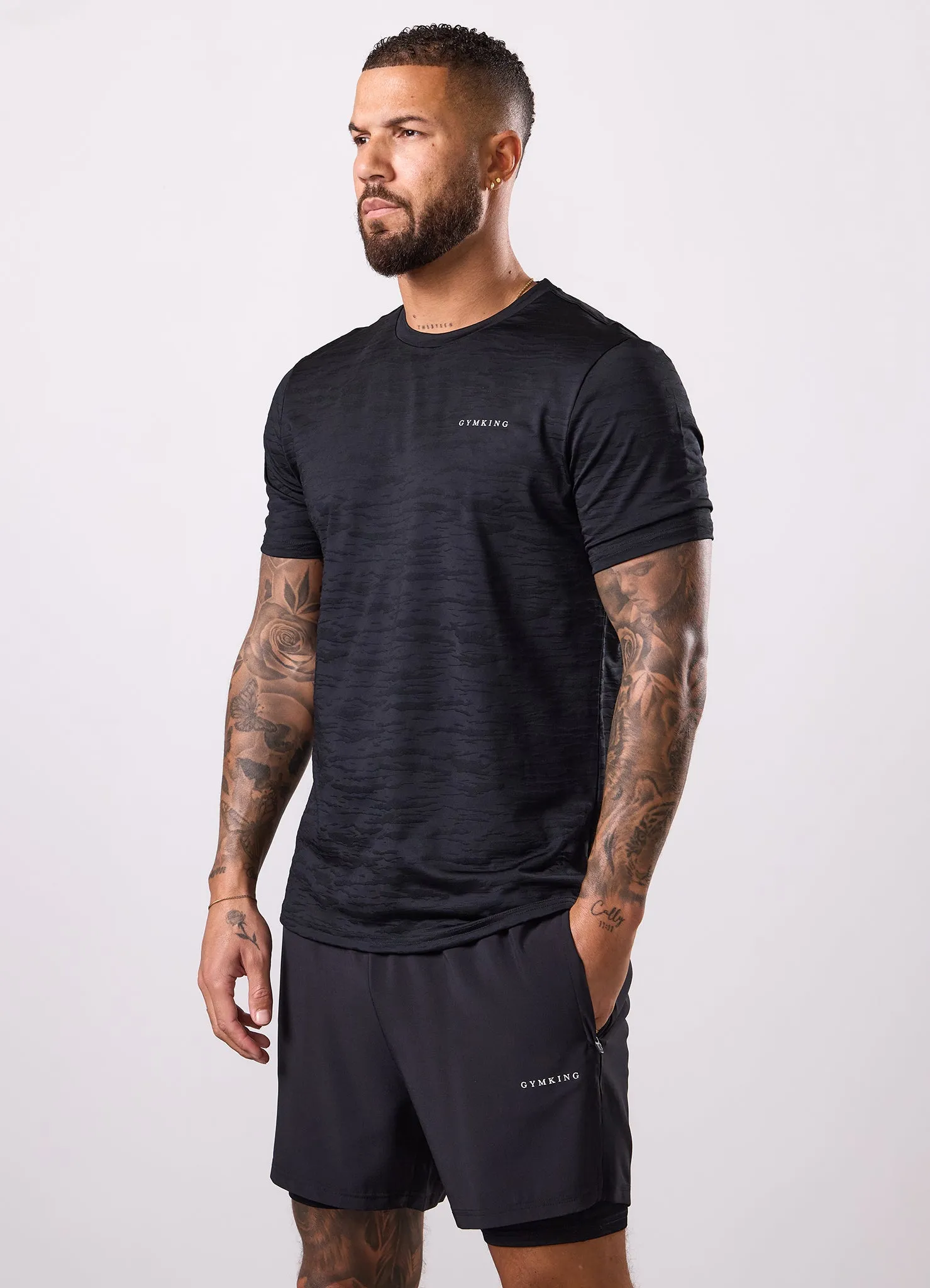 Gym King Dynamic Training Tee - Black sold by The Gym King product image thumbnail 5