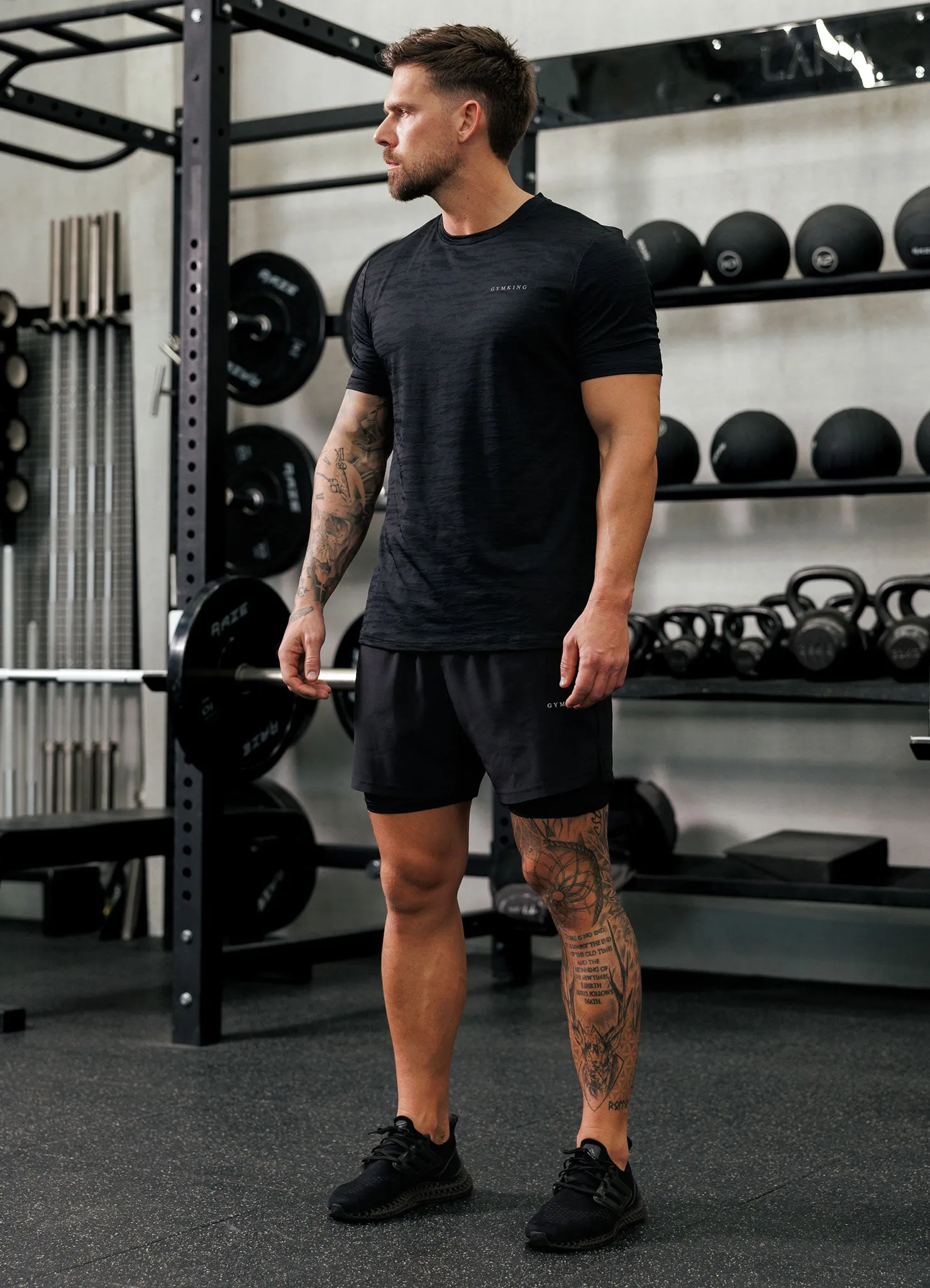 Gym King Dynamic Training Tee - Black sold by The Gym King product image thumbnail 4