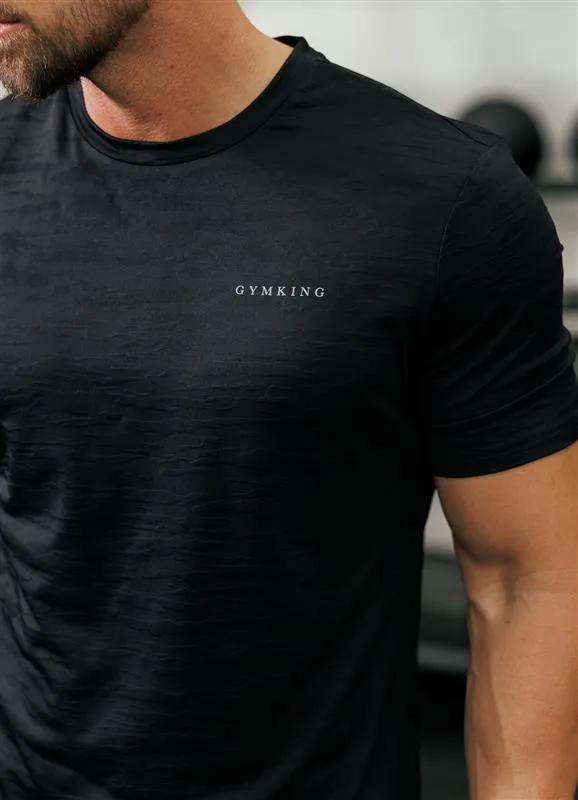 Gym King Dynamic Training Tee - Black sold by The Gym King product image thumbnail 3