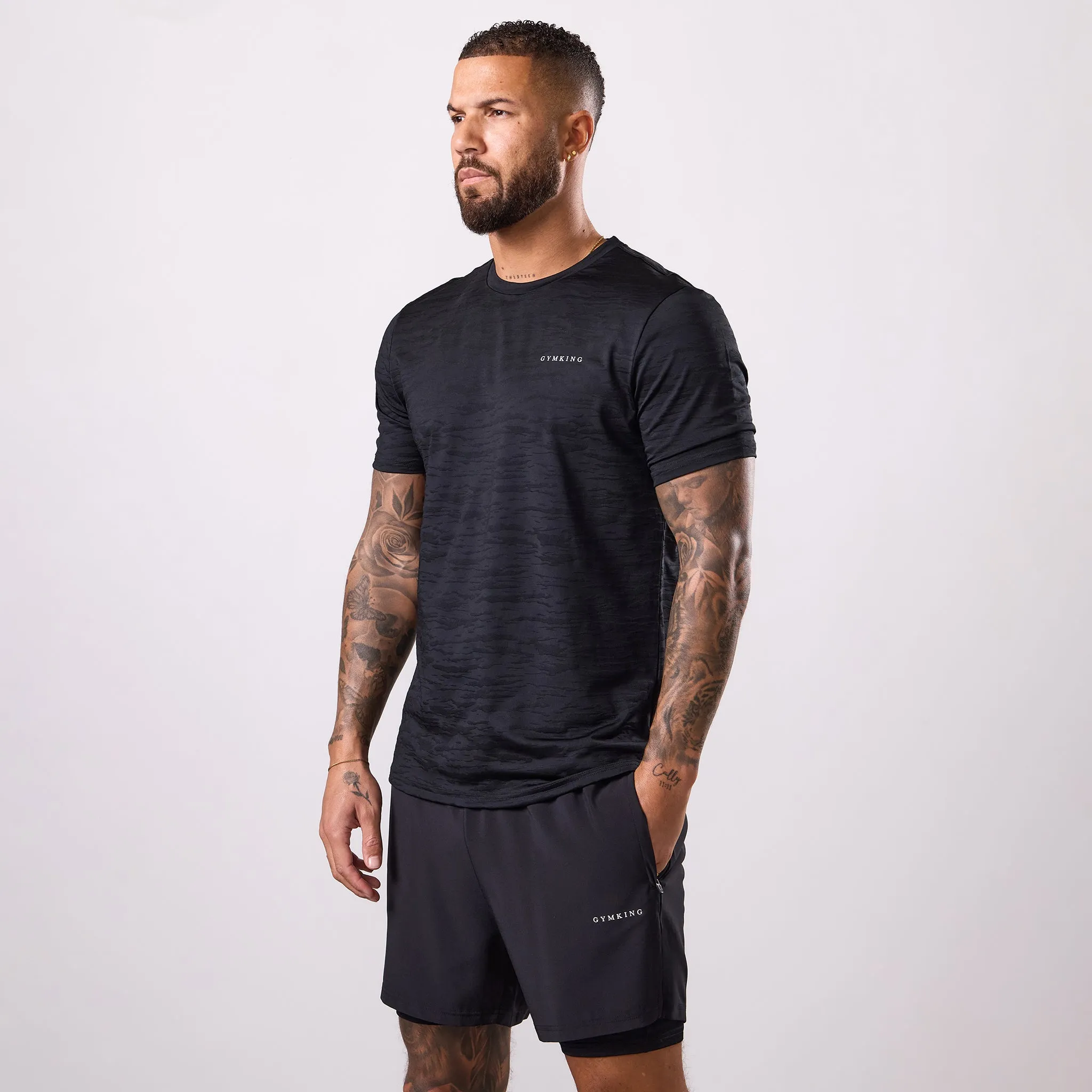 Gym King Dynamic Training Tee - Black sold by The Gym King product image thumbnail 2