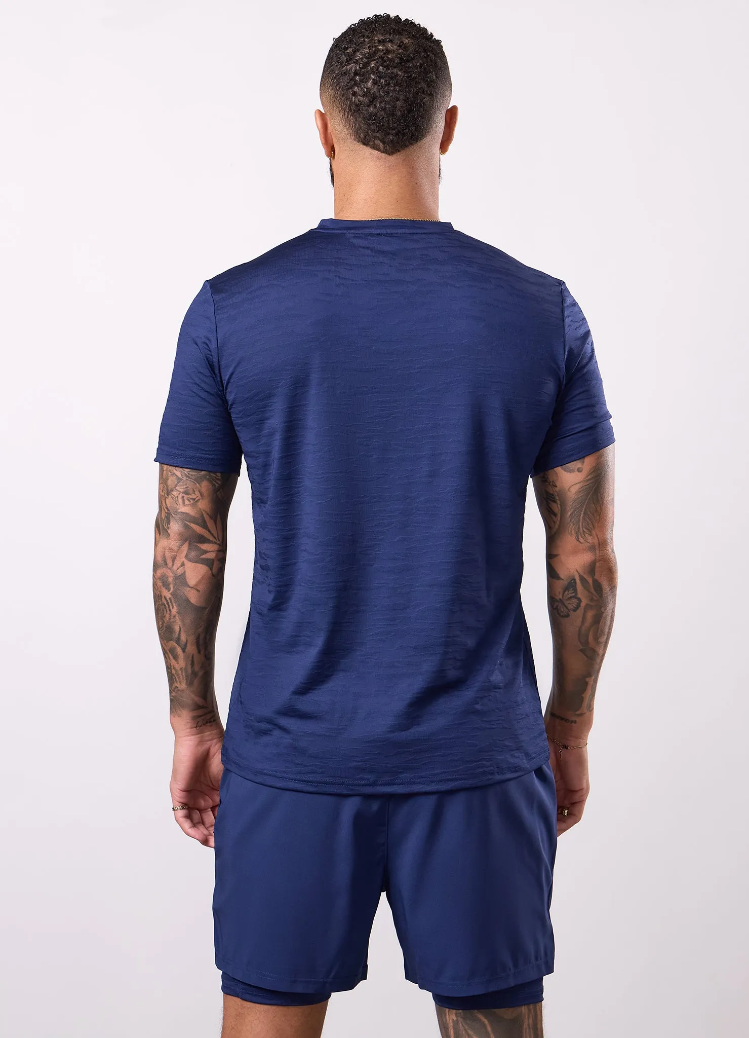 Gym King Dynamic Training Tee - Oxford Blue sold by The Gym King product image thumbnail 5