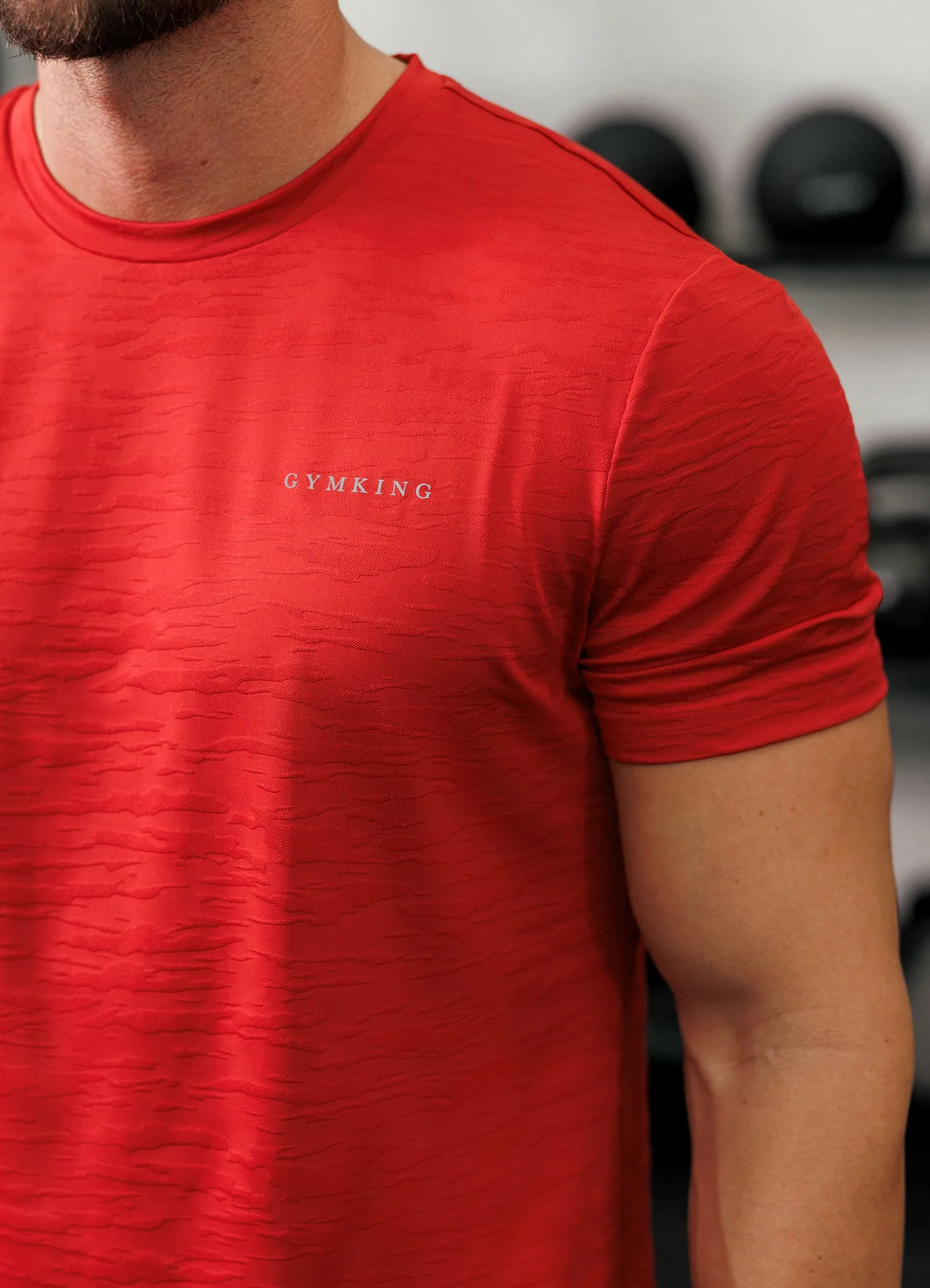 Gym King Dynamic Training Tee - Blood Stone sold by The Gym King product image thumbnail 3