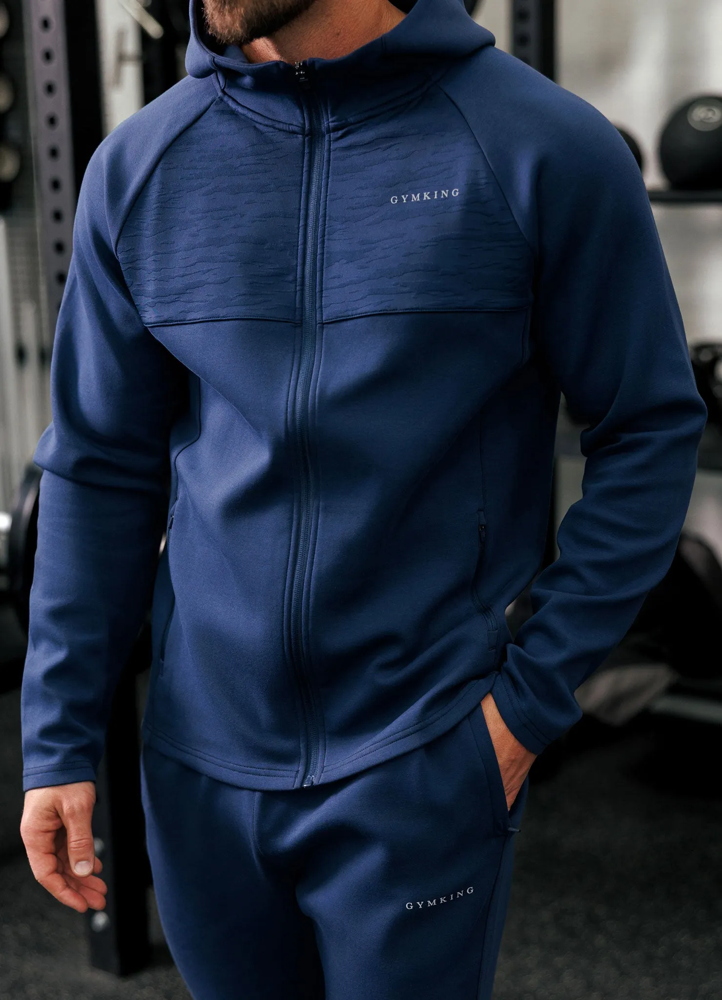 Gym King Dynamic Training Hoodie - Oxford Blue sold by The Gym King product image thumbnail 3