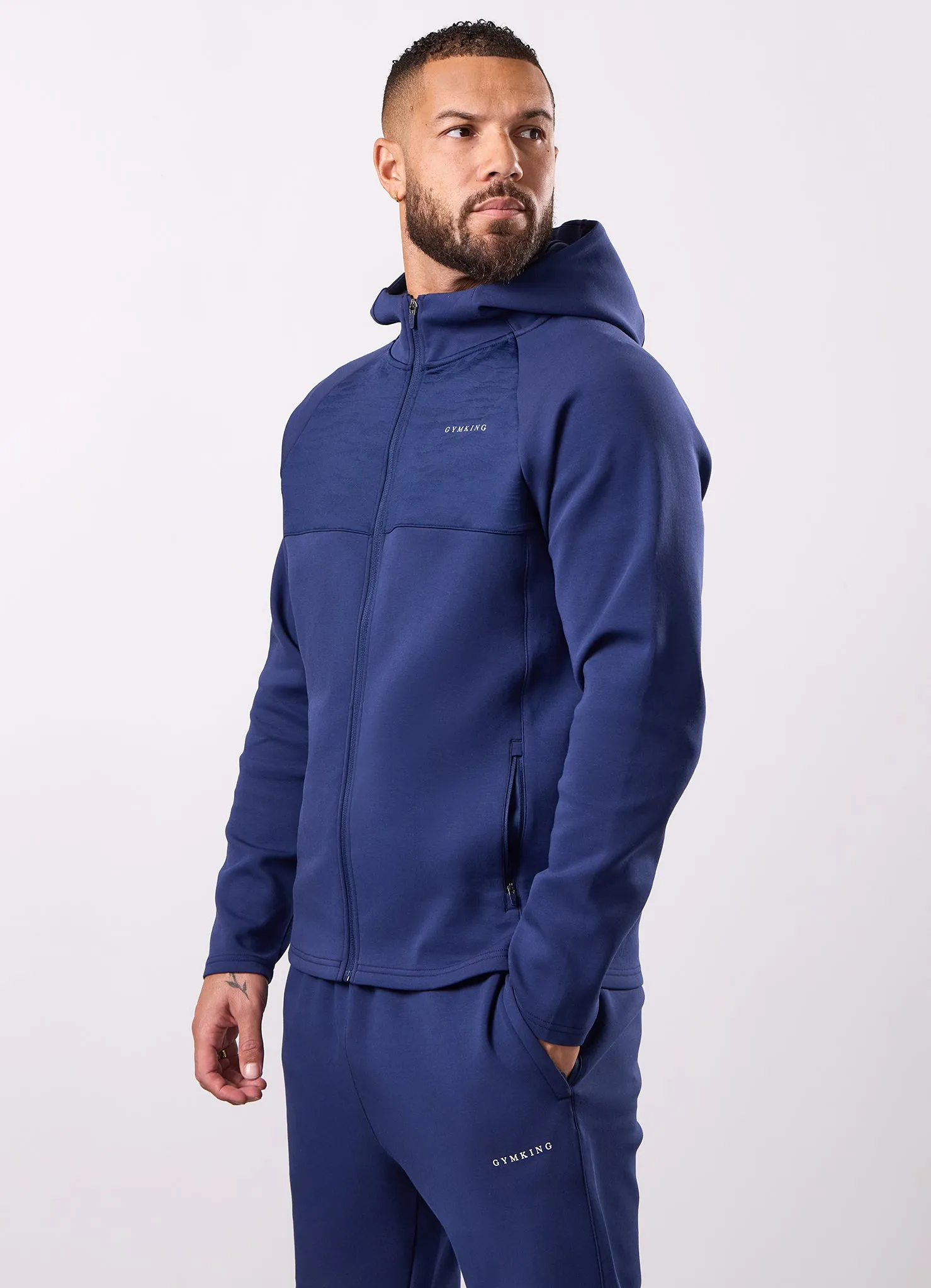 Gym King Dynamic Training Hoodie - Oxford Blue sold by The Gym King product image thumbnail 5