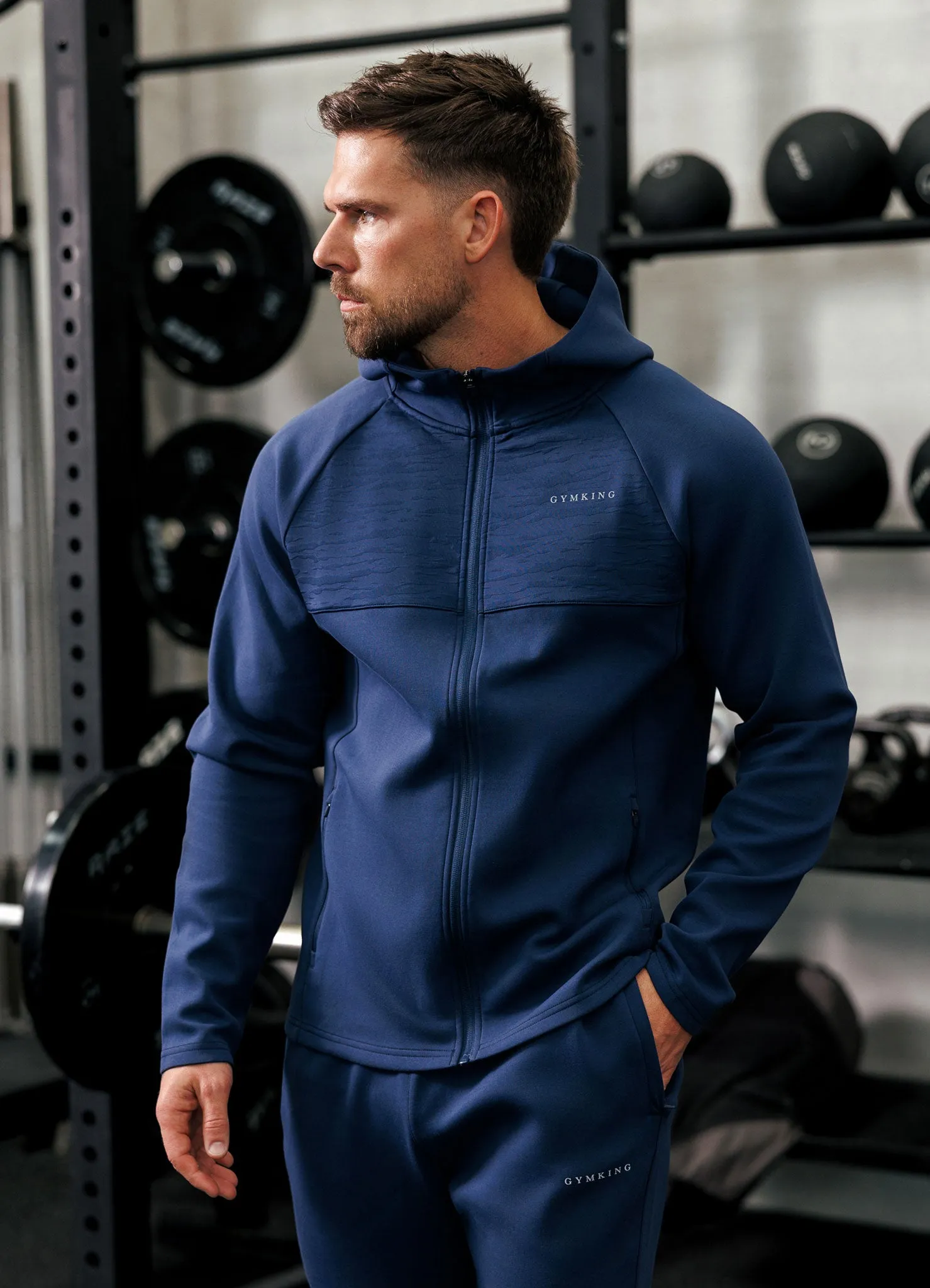 Gym King Dynamic Training Hoodie - Oxford Blue sold by The Gym King