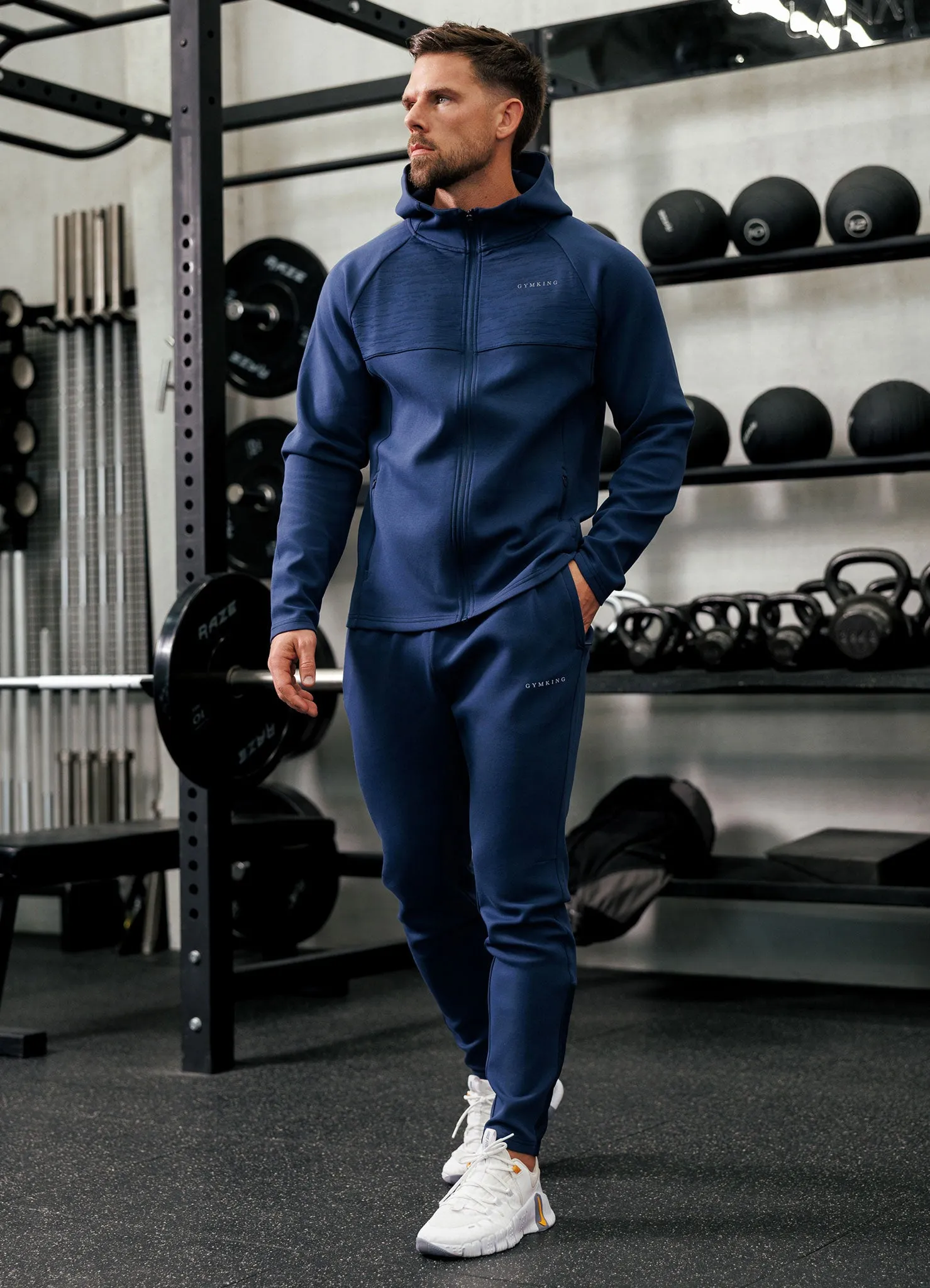 Gym King Dynamic Training Hoodie - Oxford Blue sold by The Gym King product image thumbnail 4