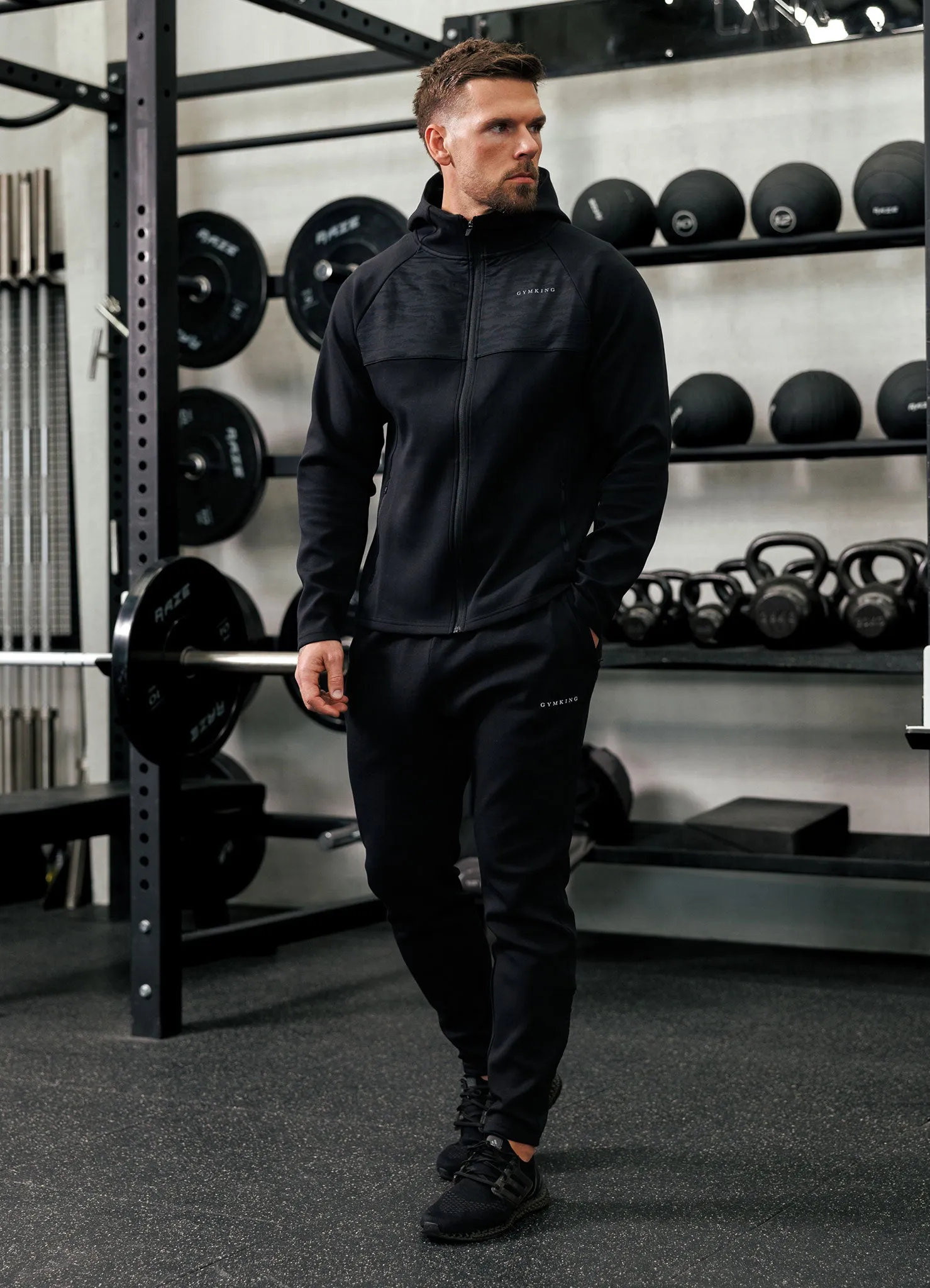 Gym King Dynamic Training Hoodie - Black sold by The Gym King product image thumbnail 3