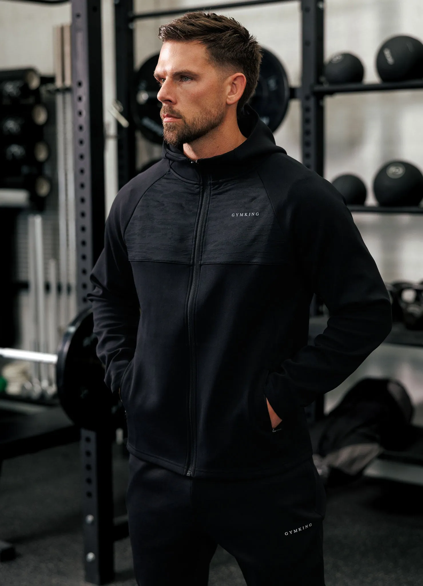 Gym King Dynamic Training Hoodie - Black sold by The Gym King