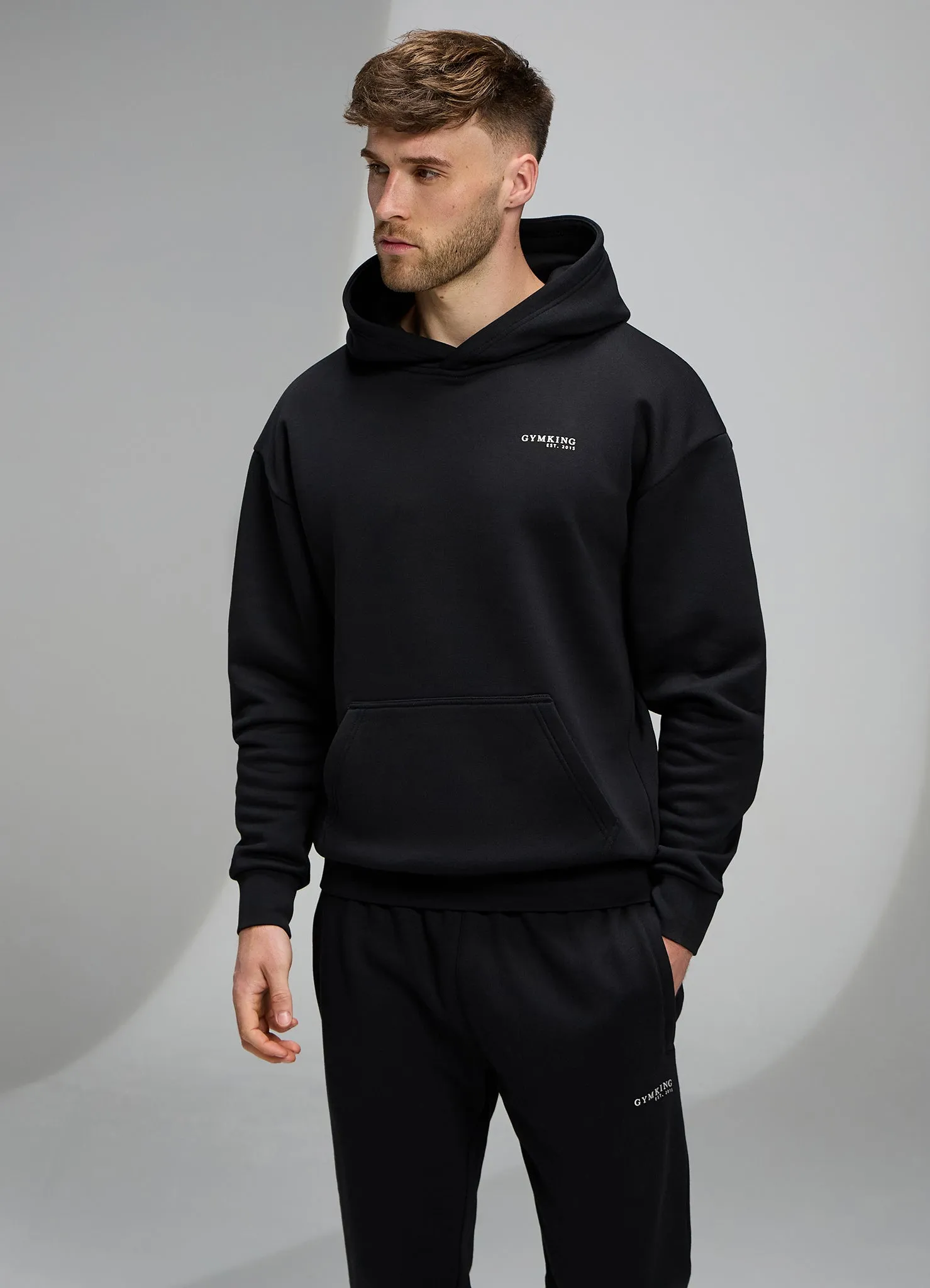 Gym King Established V2 Hood - Black sold by The Gym King