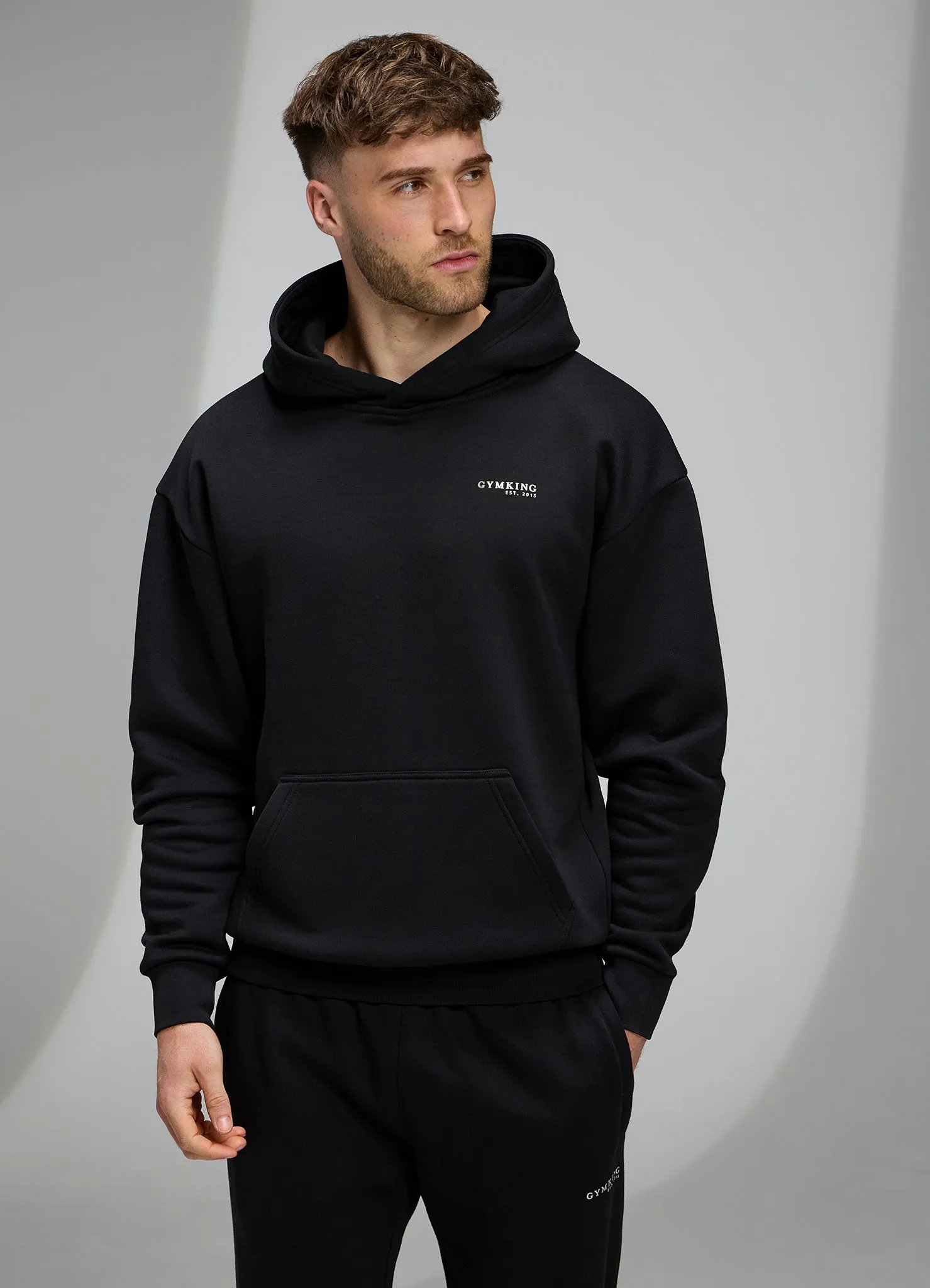 Gym King Established V2 Hood - Black sold by The Gym King product image thumbnail 4