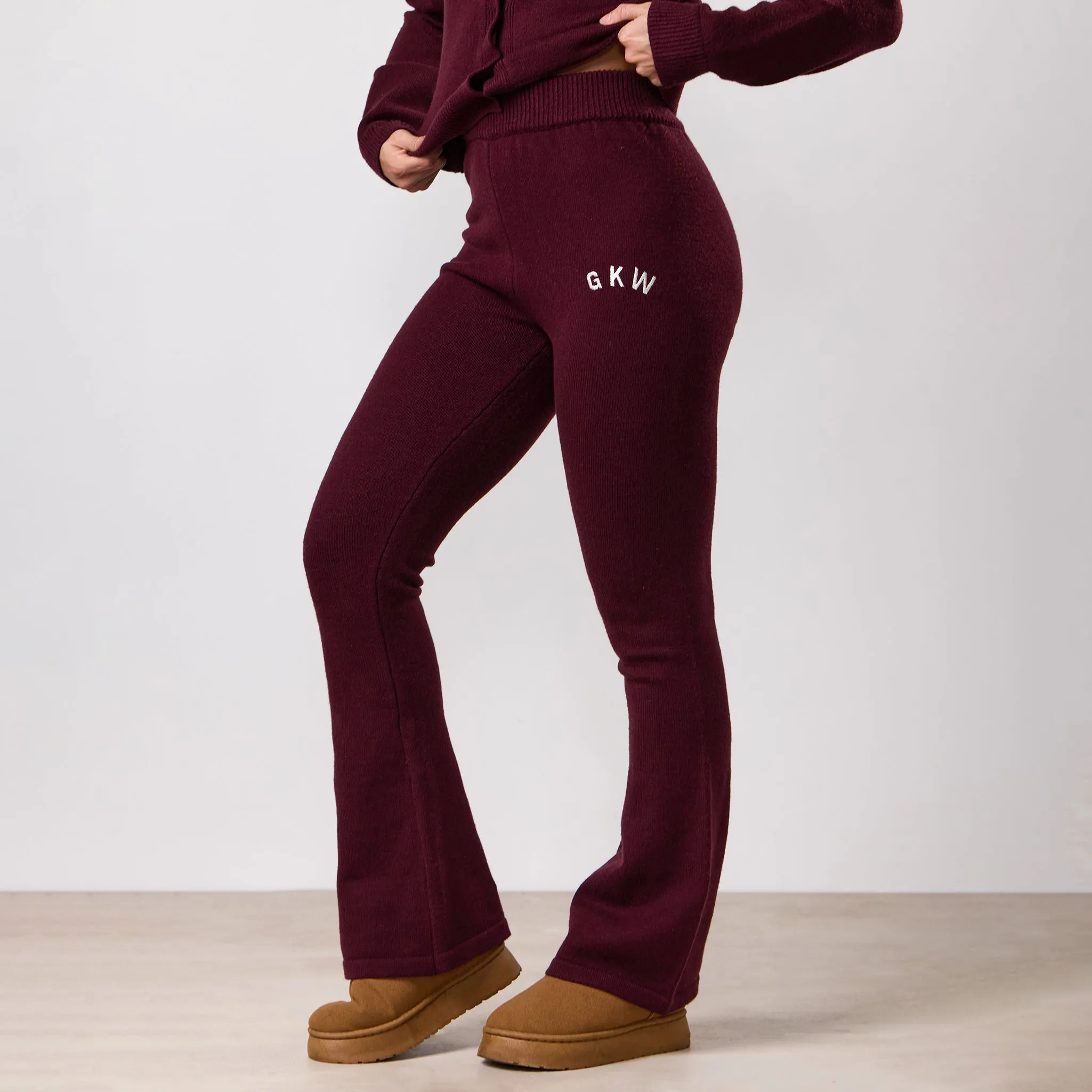 Gym King True Knit Trouser - Dark Cherry sold by The Gym King product image thumbnail 2
