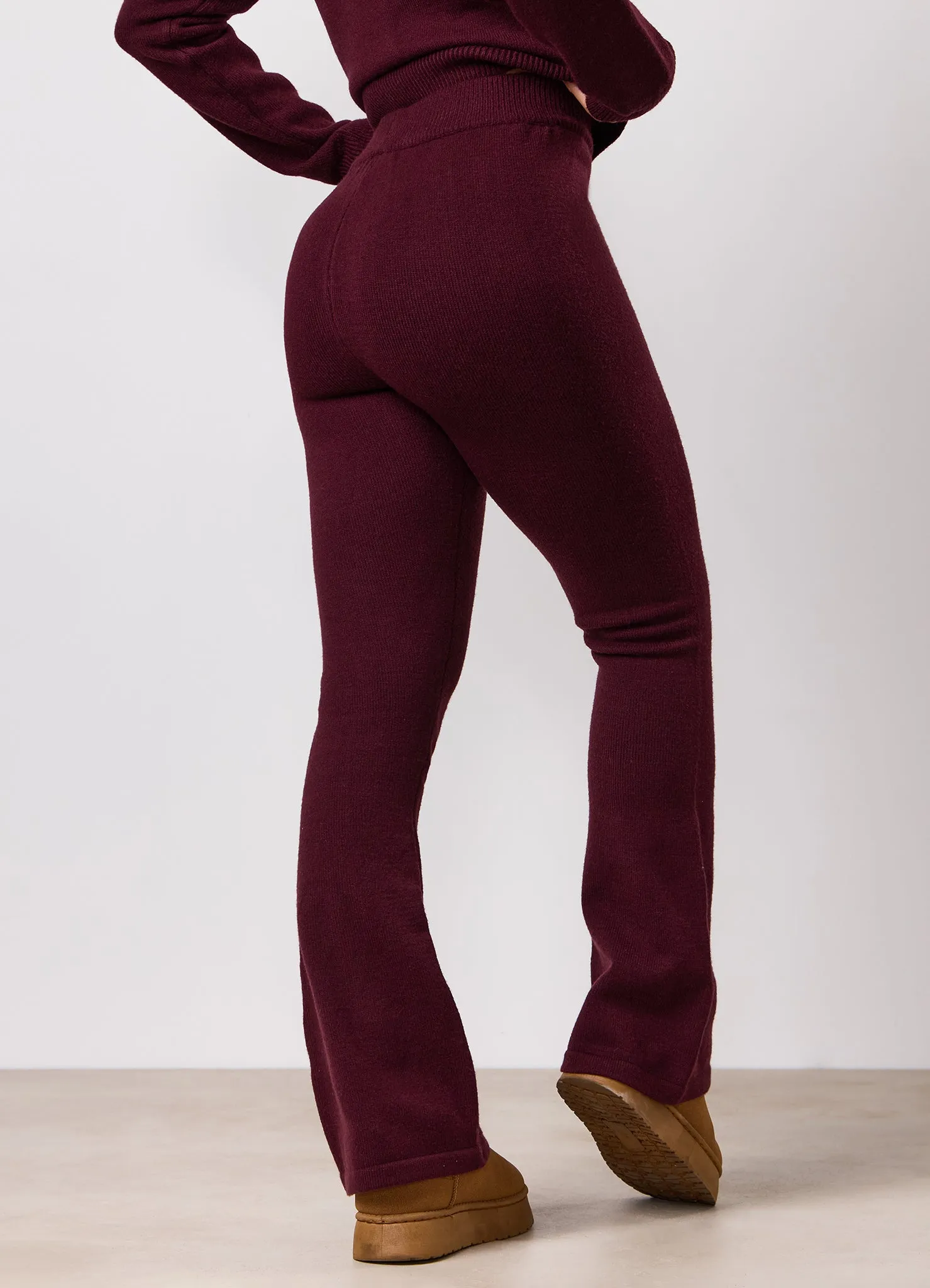 Gym King True Knit Trouser - Dark Cherry sold by The Gym King product image thumbnail 3