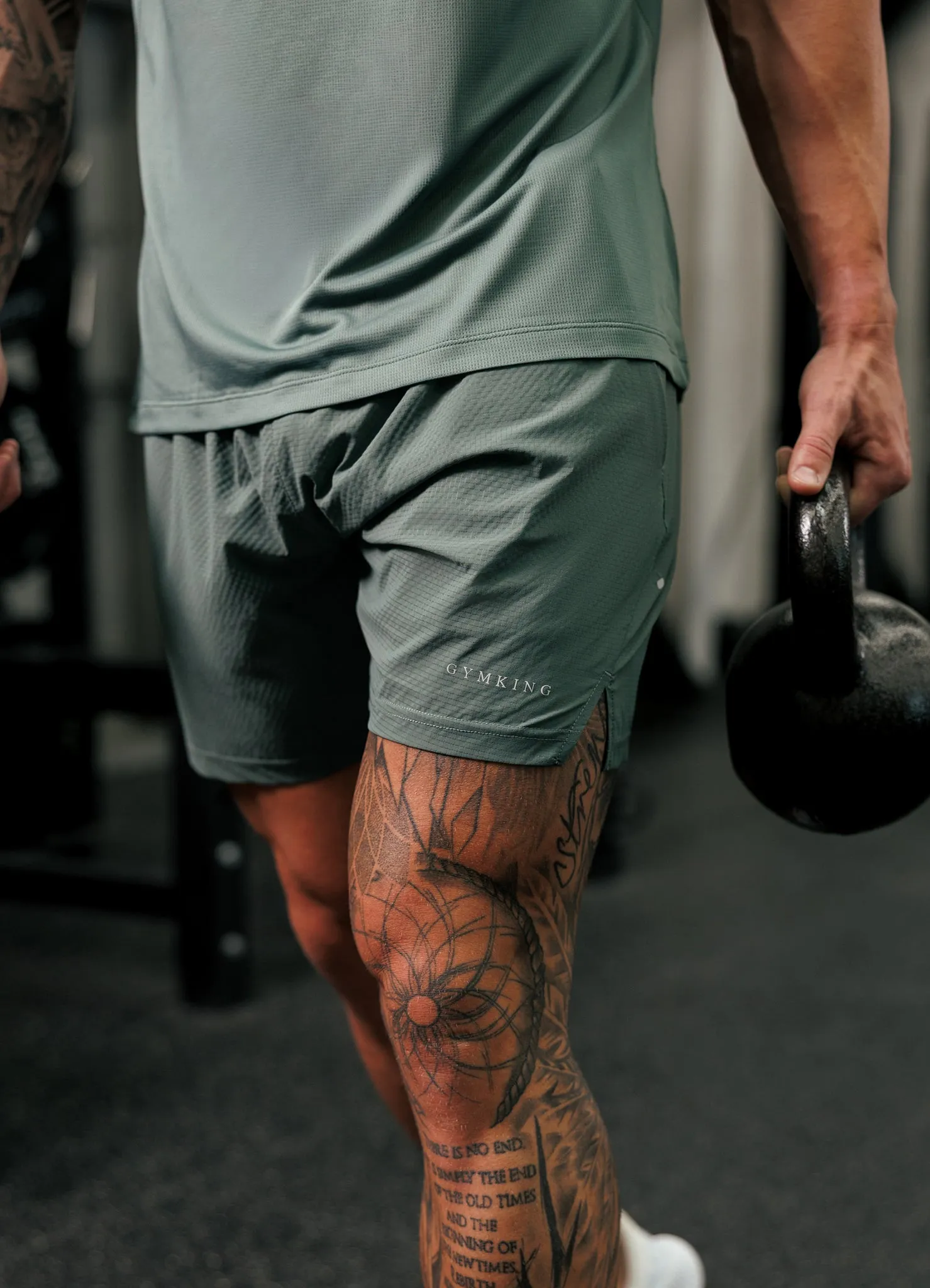 Gym King Energise 5" Short - Army Green sold by The Gym King