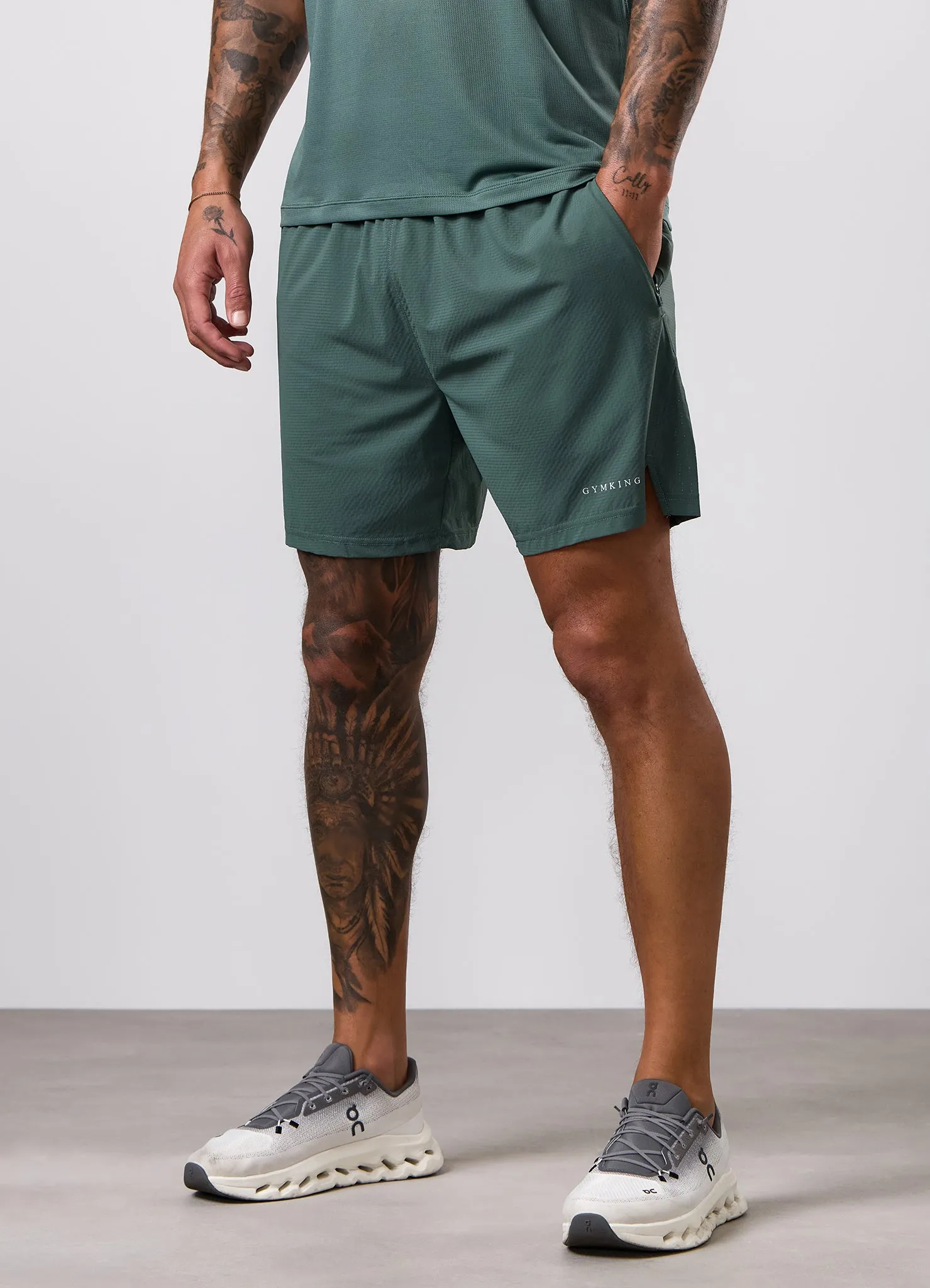 Gym King Energise 5" Short - Army Green sold by The Gym King product image thumbnail 5