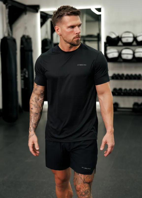 Gym King Energise Tee - Black sold by The Gym King