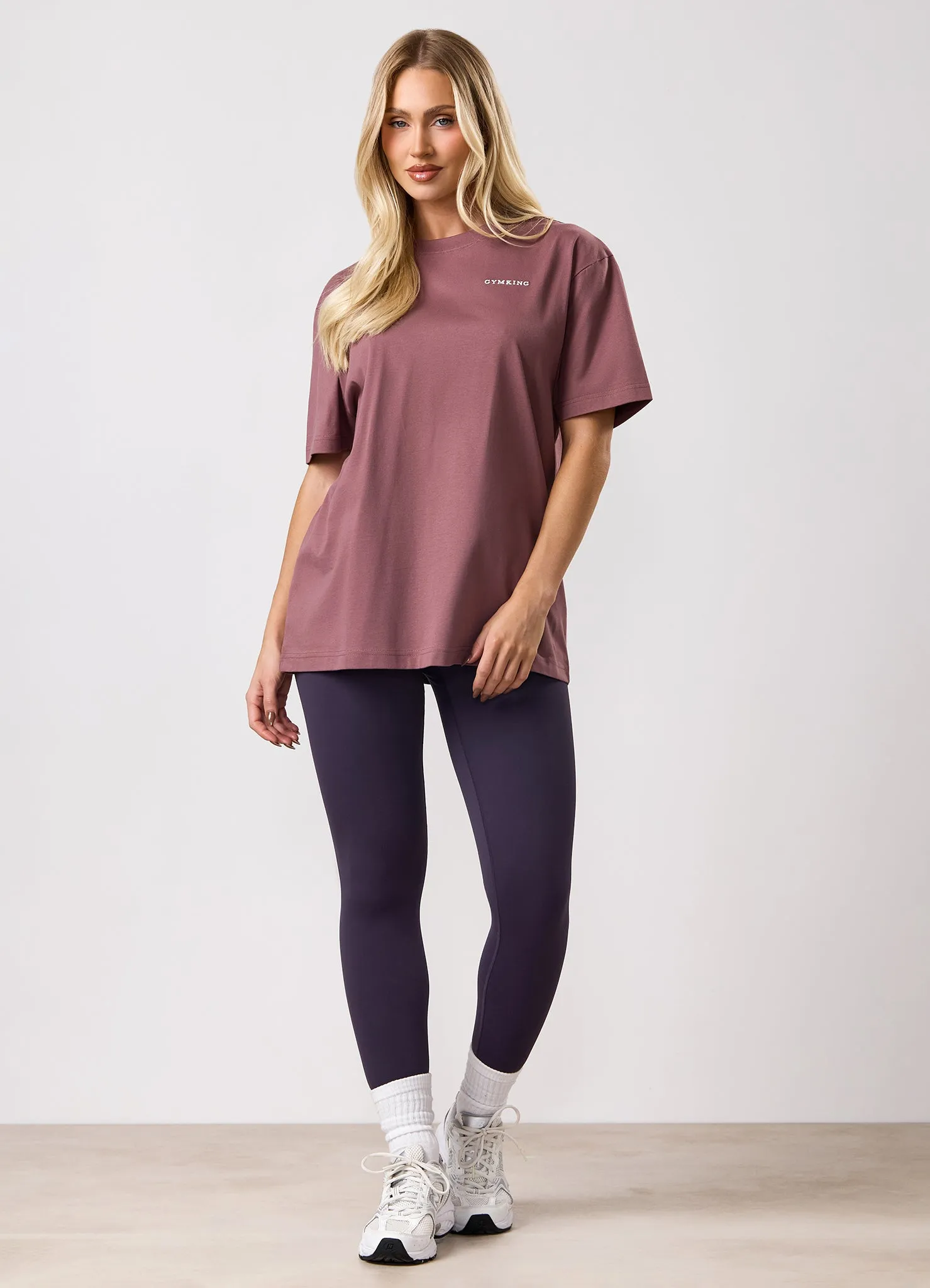 Gym King 365 Boyfriend Tee - Brown Plum sold by The Gym King product image thumbnail 3
