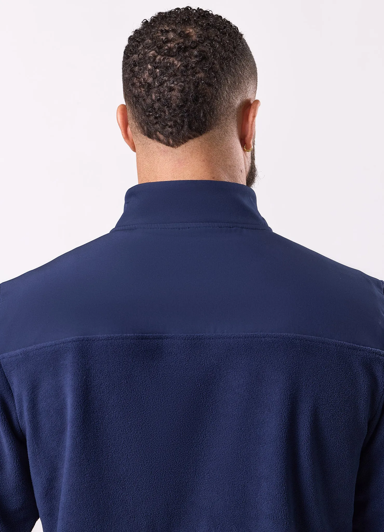 Gym King Linear 1/4 Zip Polar Fleece - Navy sold by The Gym King product image thumbnail 5