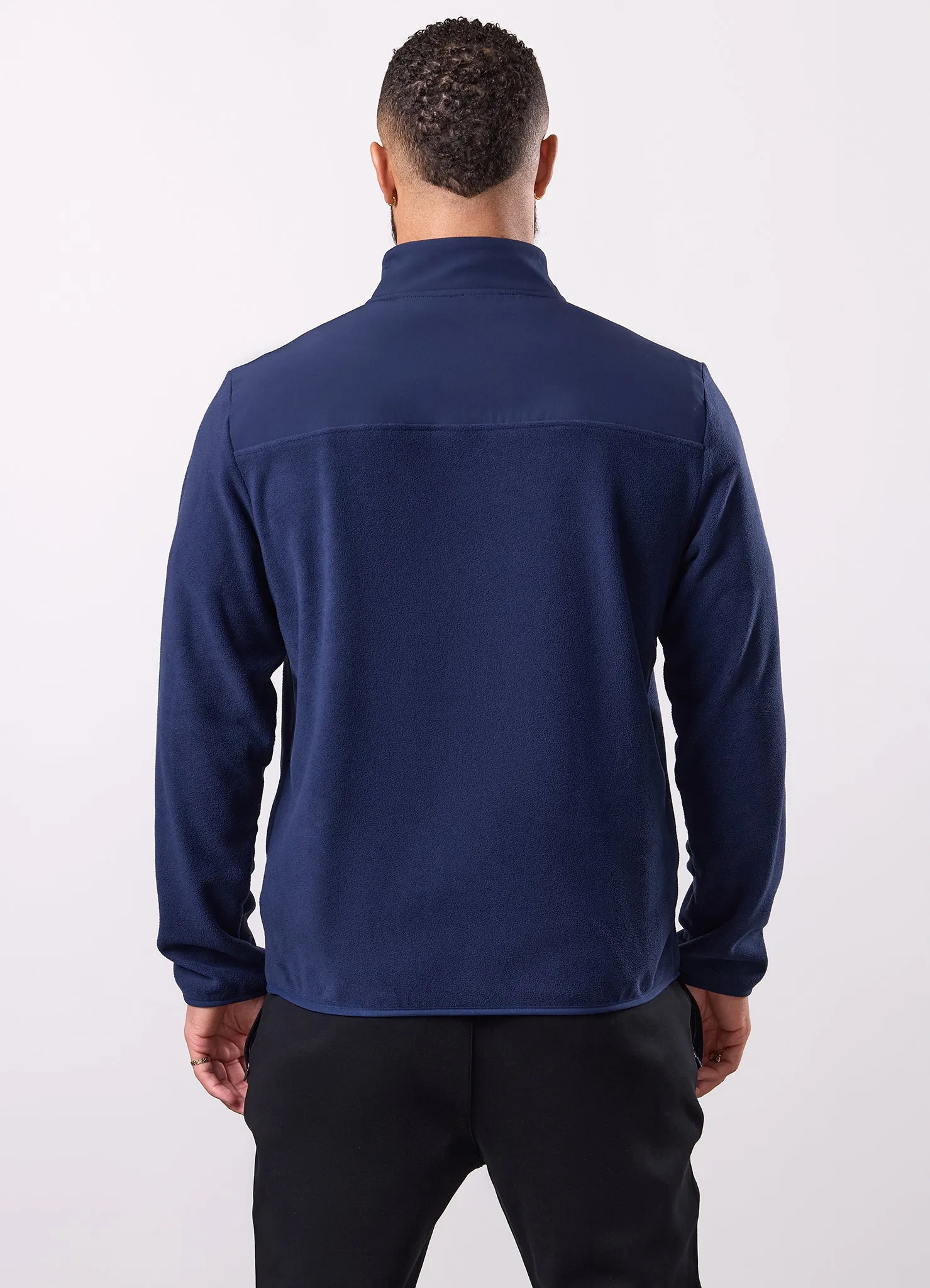 Gym King Linear 1/4 Zip Polar Fleece - Navy sold by The Gym King product image thumbnail 3