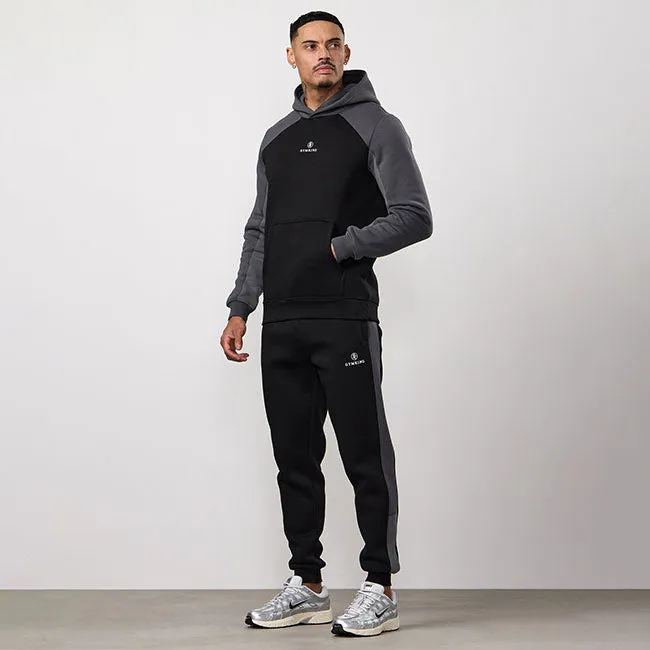 Gym King Power Fleece Hood Tracksuit - Black/Graphite/Gunmetal Grey sold by The Gym King product image thumbnail 2