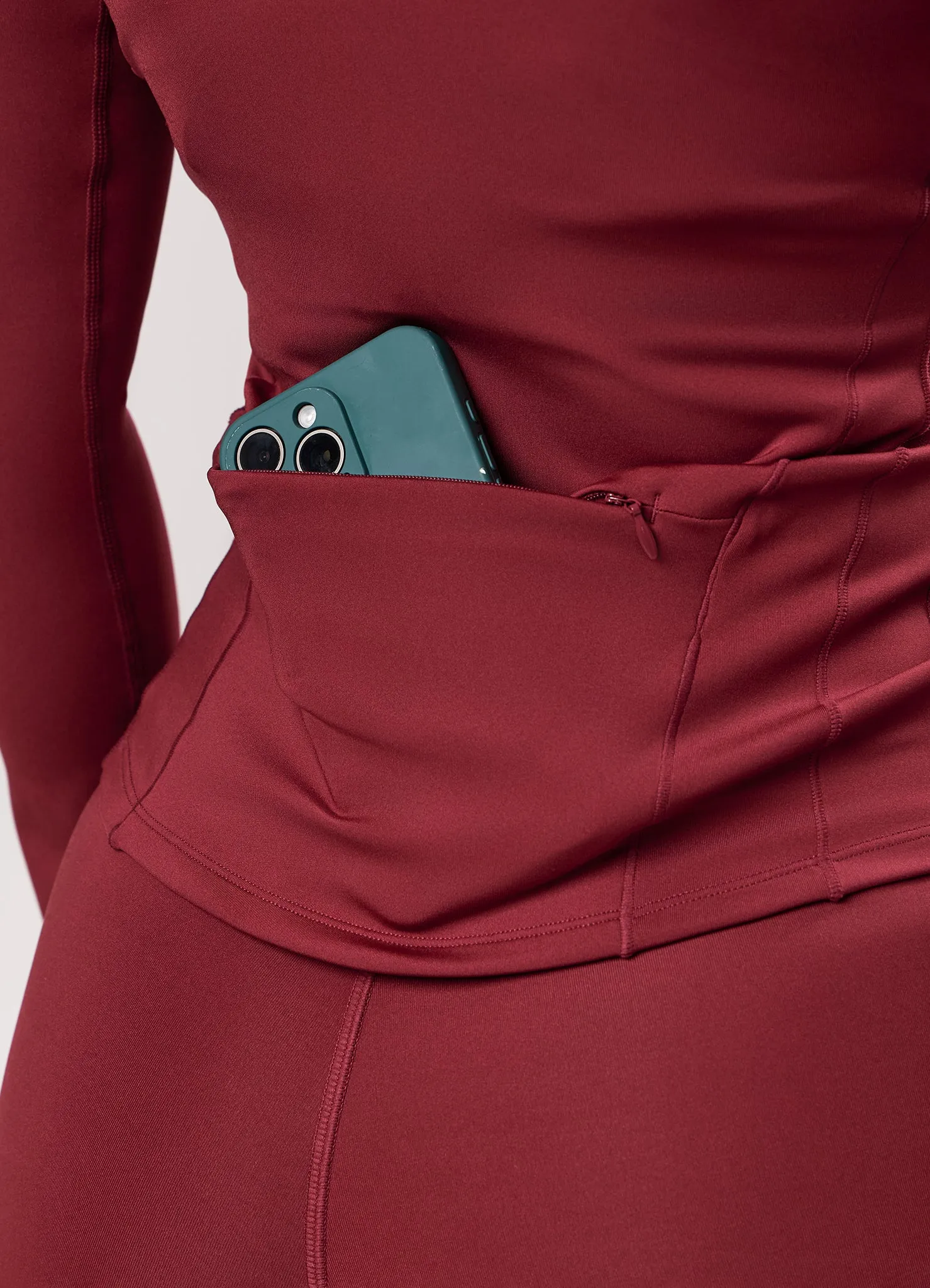 Gym King Dynamic Full Zip Funnel - Ruby Red sold by The Gym King product image thumbnail 5