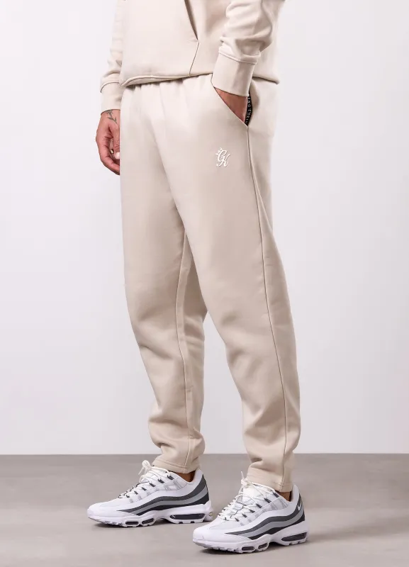 Gym King Taped Fleece Jogger - Light Stone sold by The Gym King