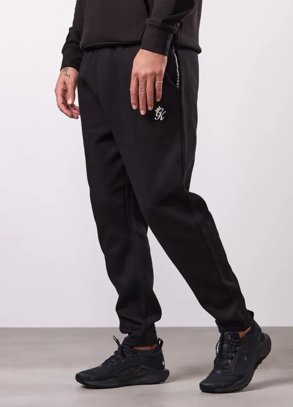 Gym King Taped Fleece Jogger - Black sold by The Gym King