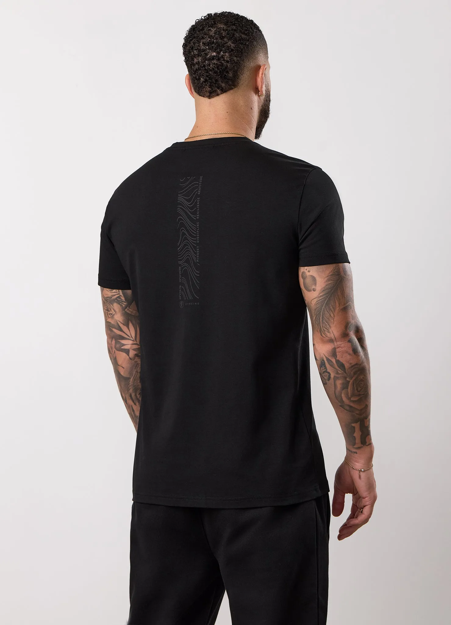 Gym King Stoic Hekla Jersey Tee - Volcanic Black sold by The Gym King product image thumbnail 3